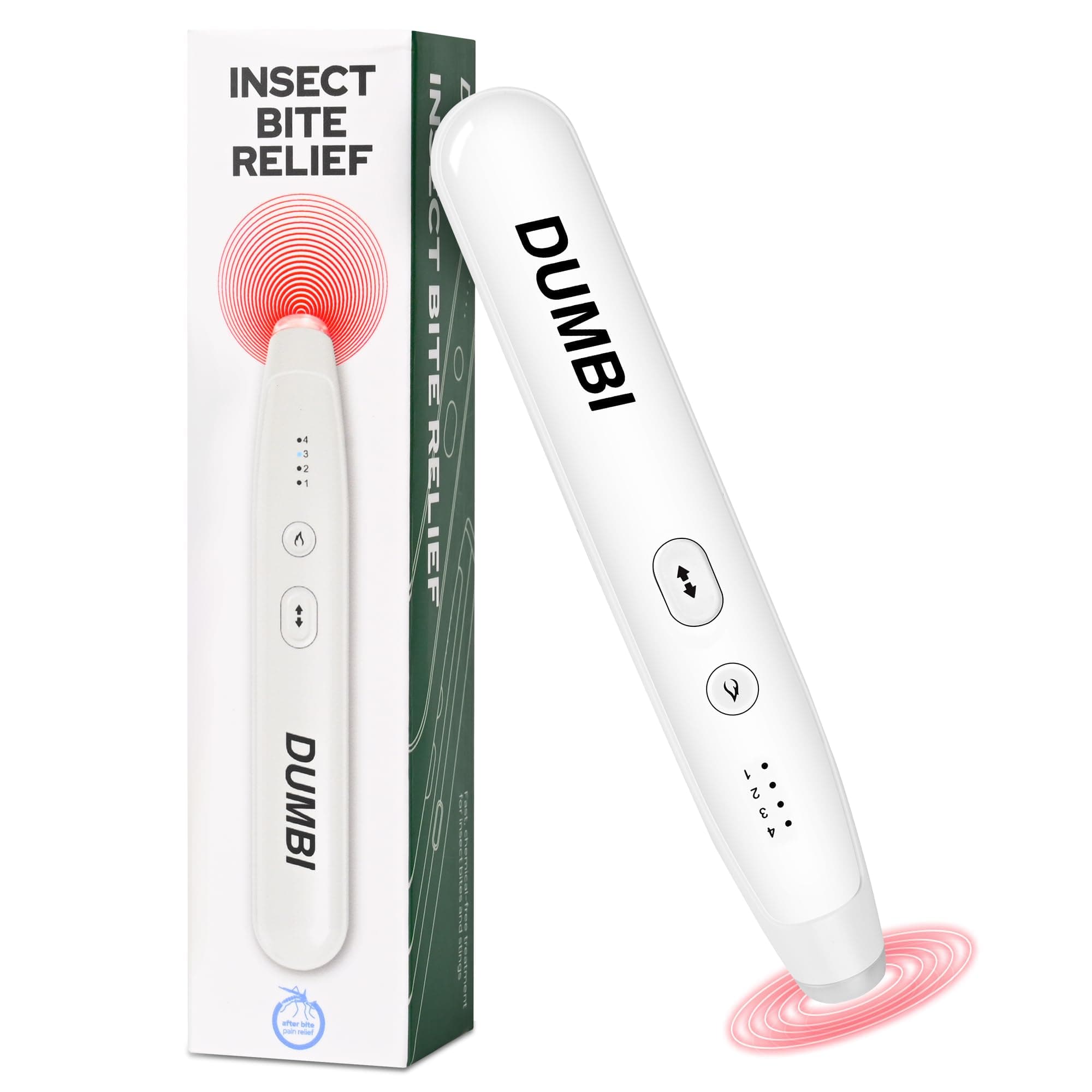 - Insect Bite Relief Pen for Mosquito Bites & Stings - USB Rechargeable Bug Treatment, Fast Itch Relief Device, Chemical-Free & Kid Safe for Travel & Outdoor Use