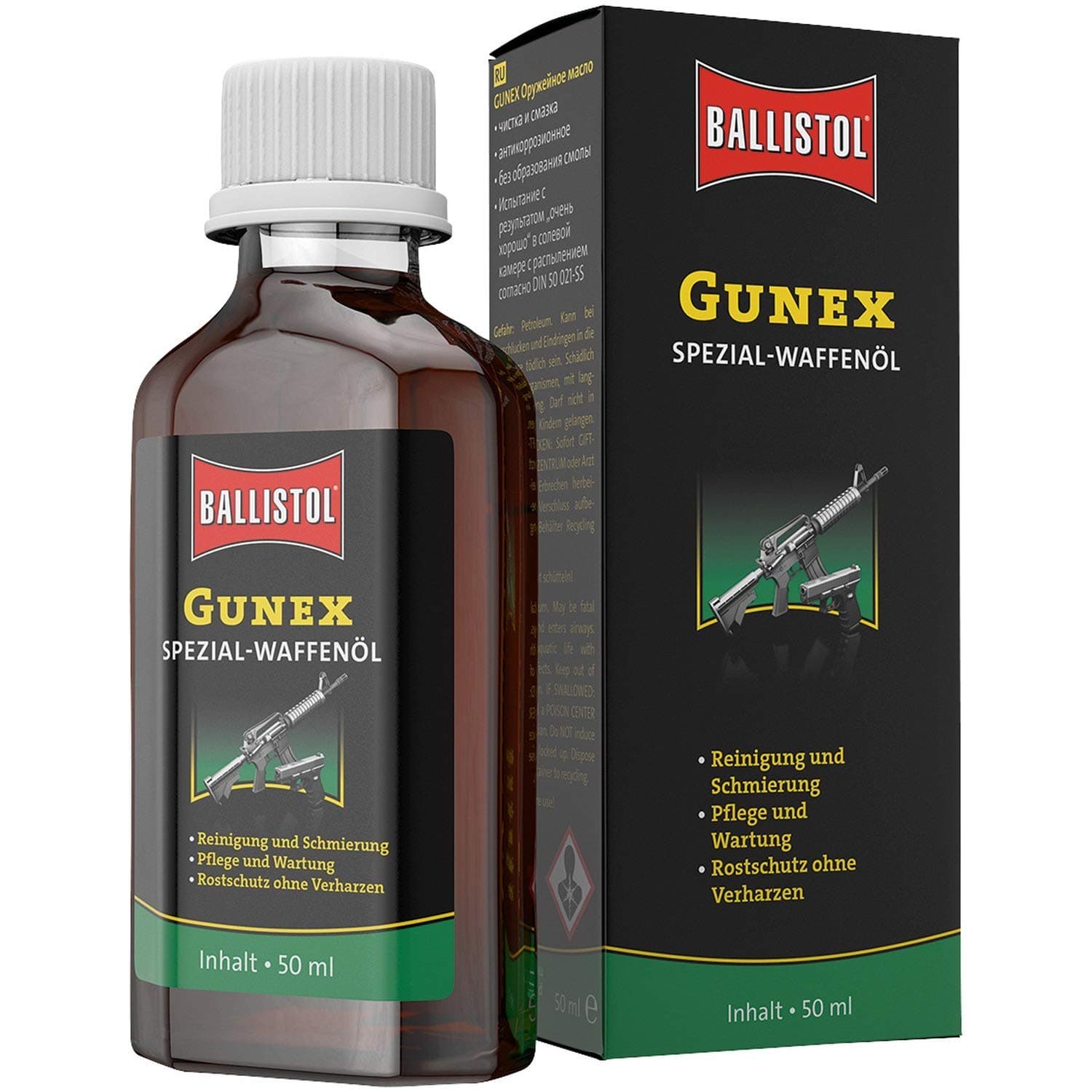 Ballistol Unisex's Gunex Oil-Multi-Colour, 50 Ml