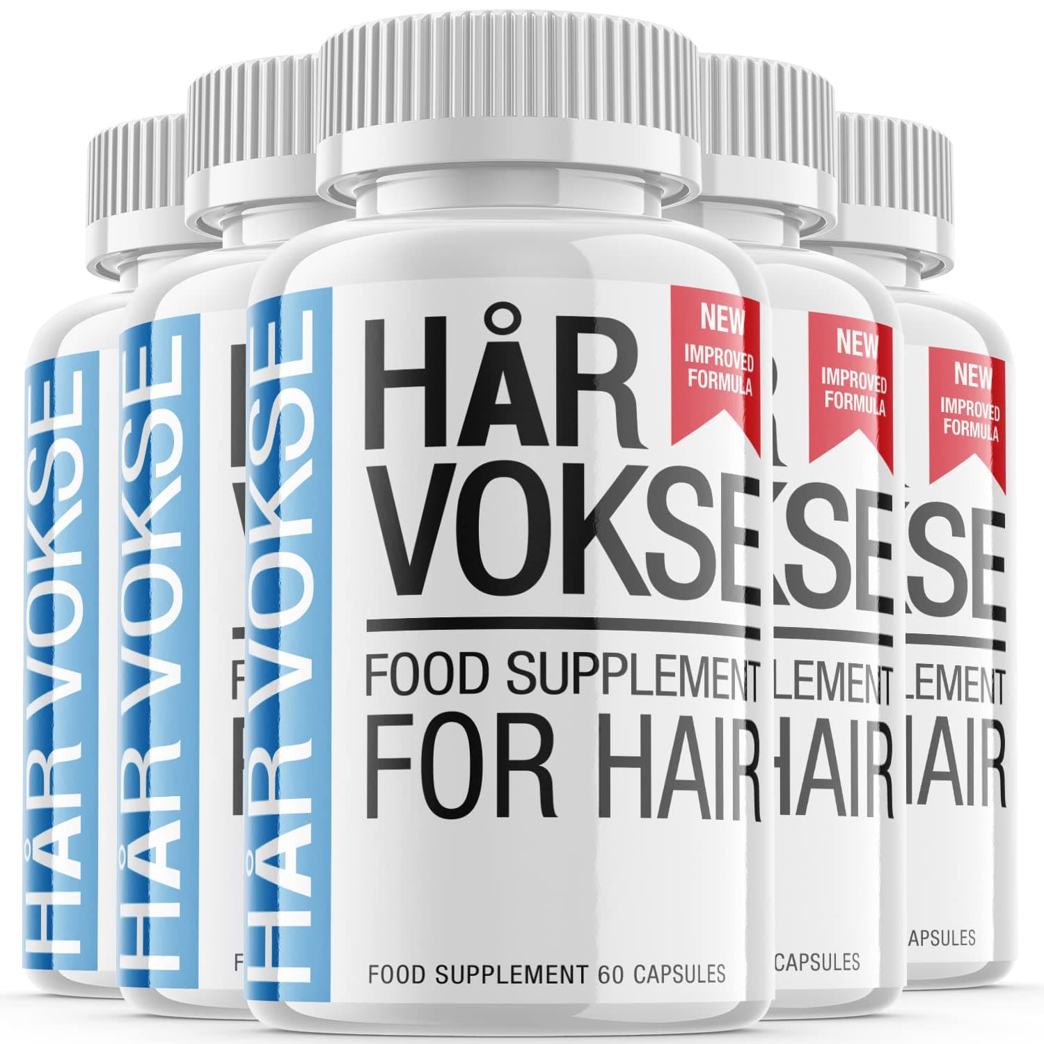 Har Vokse Vitamins for Hair Growth (5 Pack)