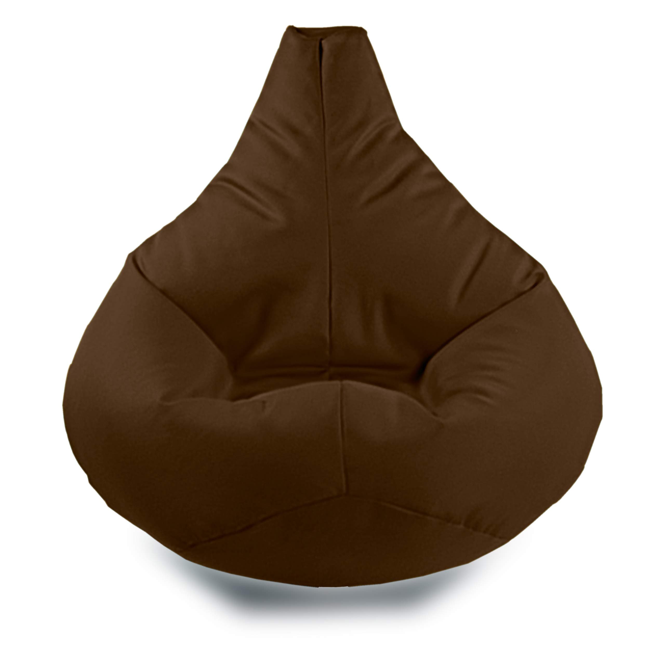 Gilda | Teen Highback - Outland Teenager Gaming Lounger Recliner Giant Beanbag Dual Zip System Teflon Coated Polyester Virgin Beans Indoor/Outdoor (Water And Stain Resistant) (Brown)
