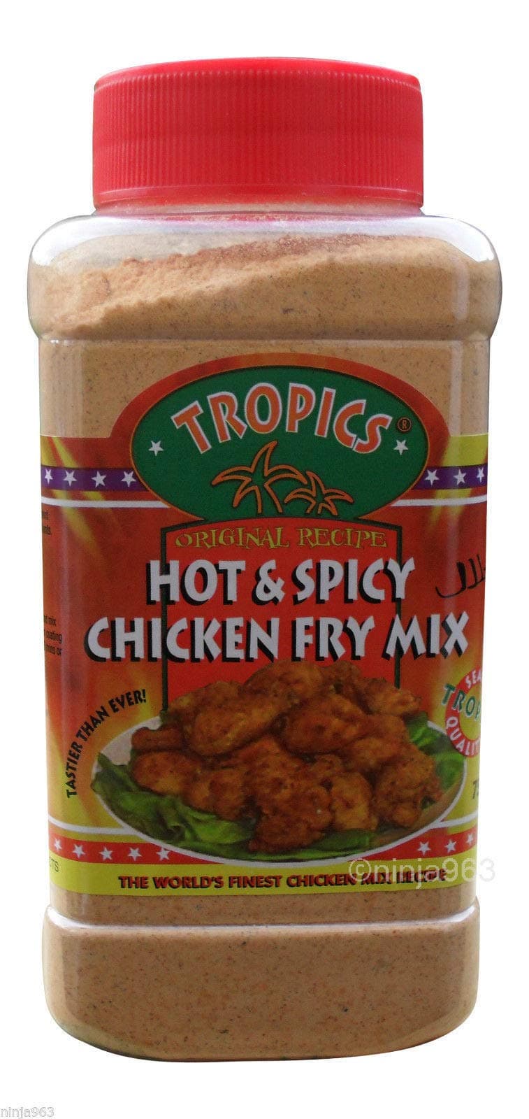 Tropics Kentucky Southern Fried Hot & Spicy Original Coating Chicken Fry Mix