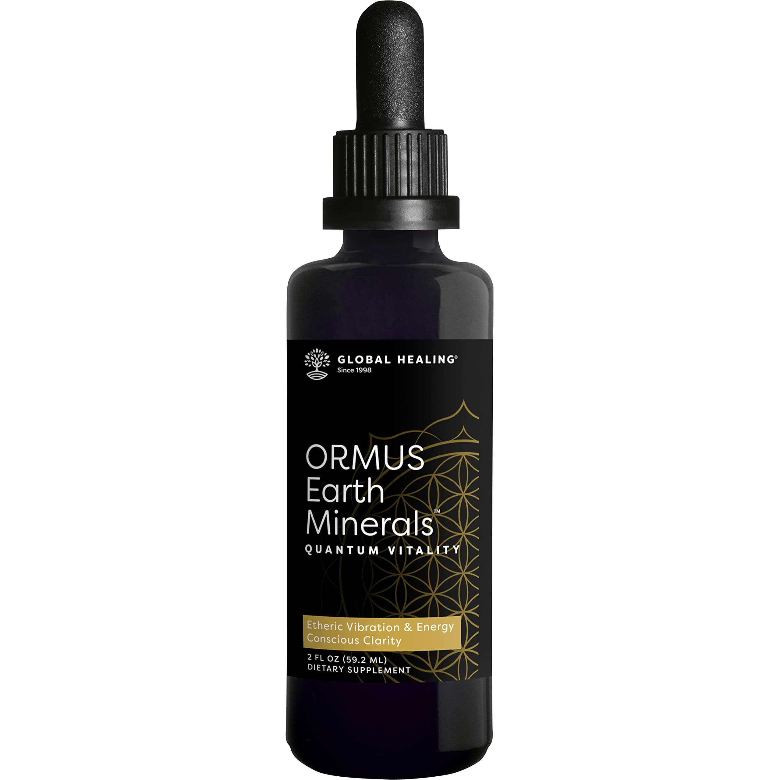 ORMUS Earth Minerals - Liquid Gold, Platinum, Iridium Blend for Lucid Dreaming, Quantum Vitality and Mindful Meditation - More Bioavailable Than Monoatomic Gold - 2 Fl Oz