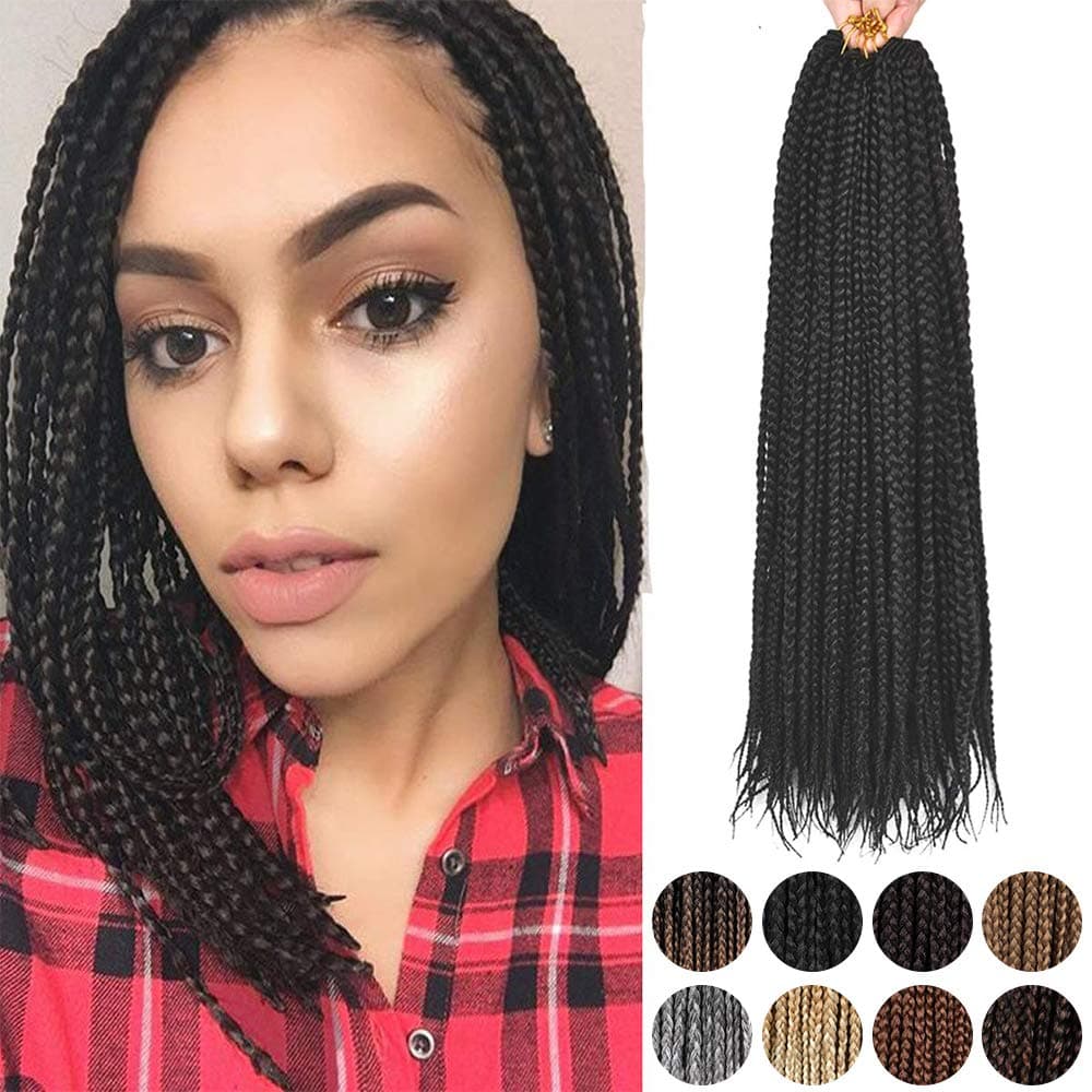 12 Inch Crochet Box Braids Hair - Short Crochet Box Braids,Box Braid Crochet ...