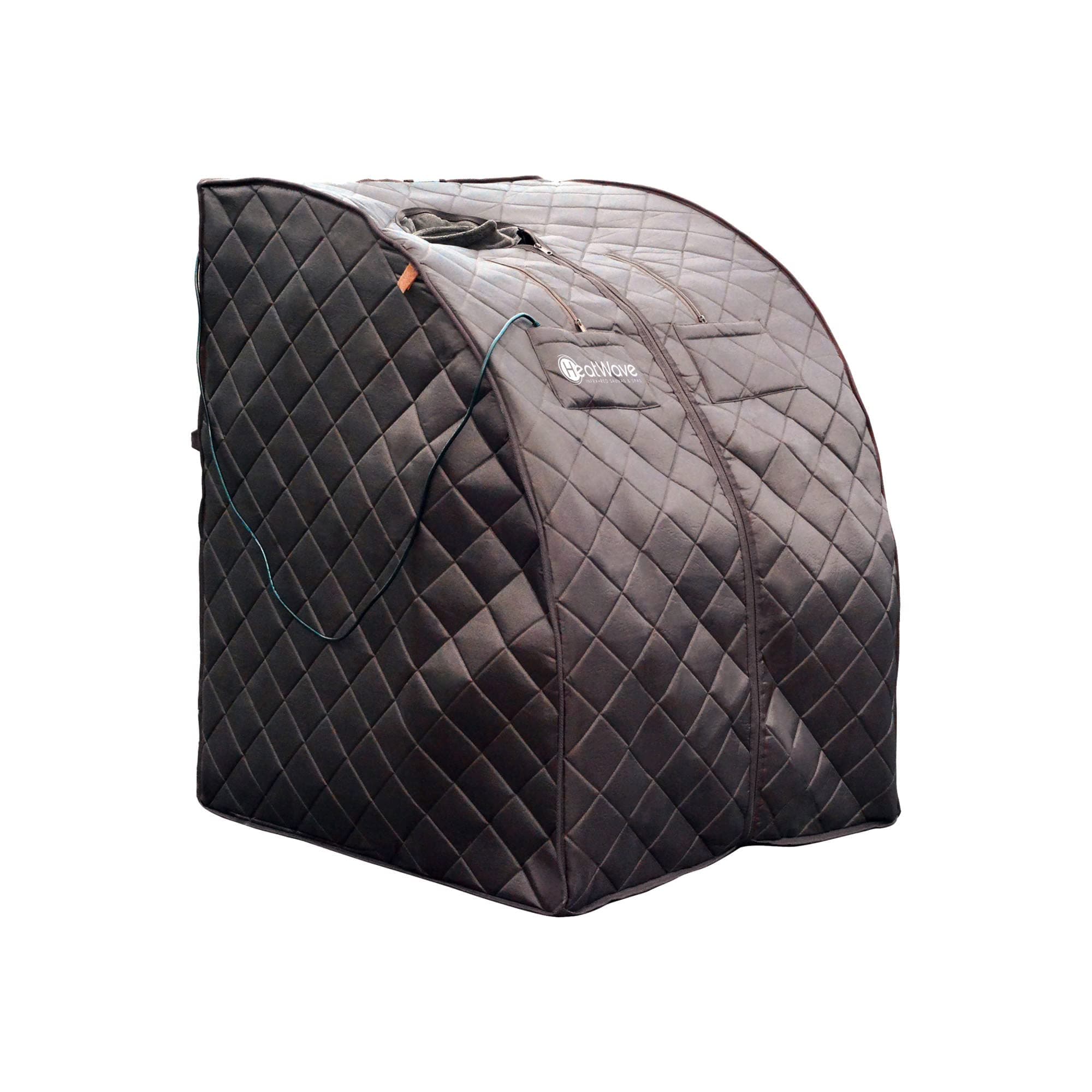 HeatWave Radiant Saunas BSA6315 Harmony Deluxe Oversized Portable Sauna, Gray