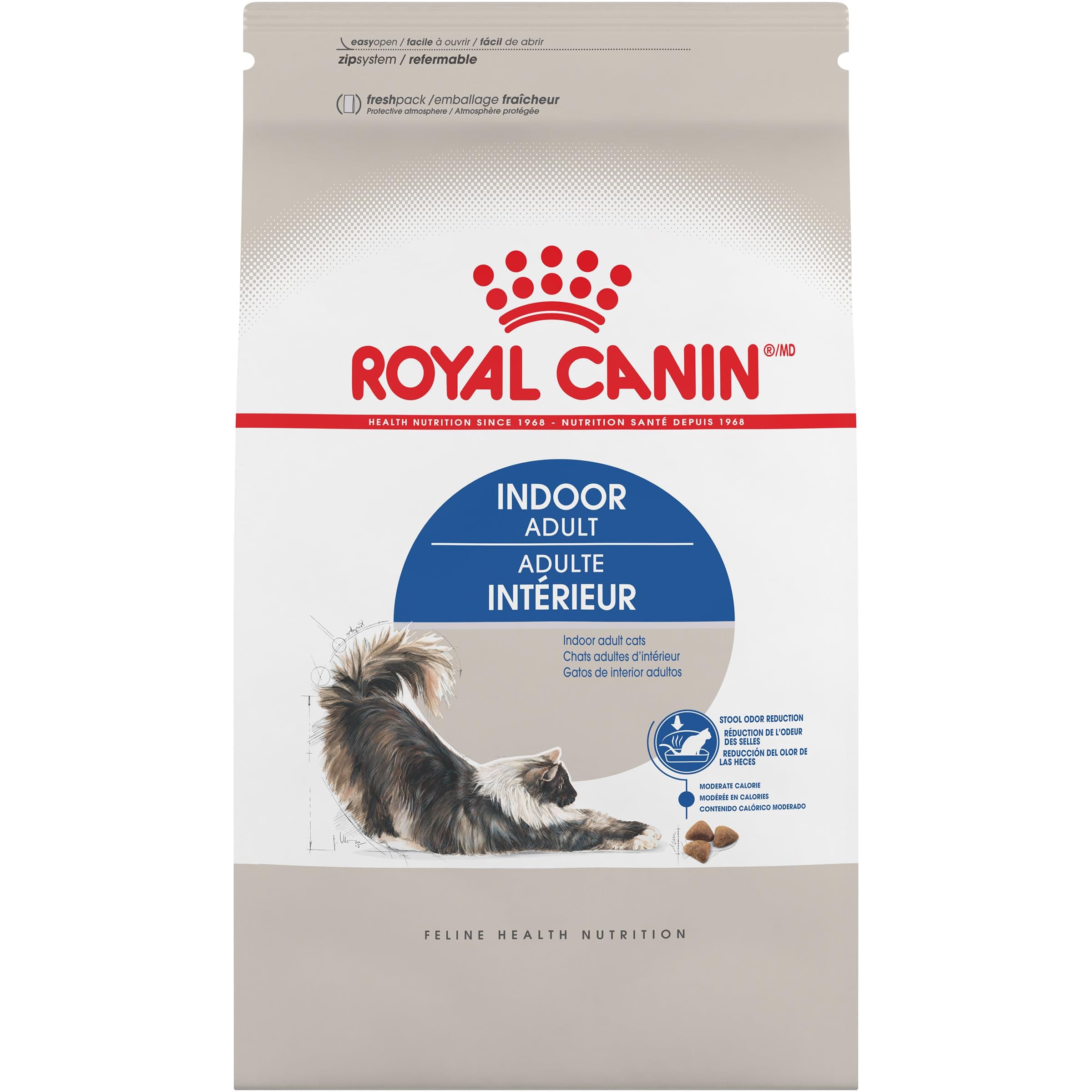 Royal Canin Feline Health Nutrition Indoor Adult Dry Cat Food, 7 lb Bag