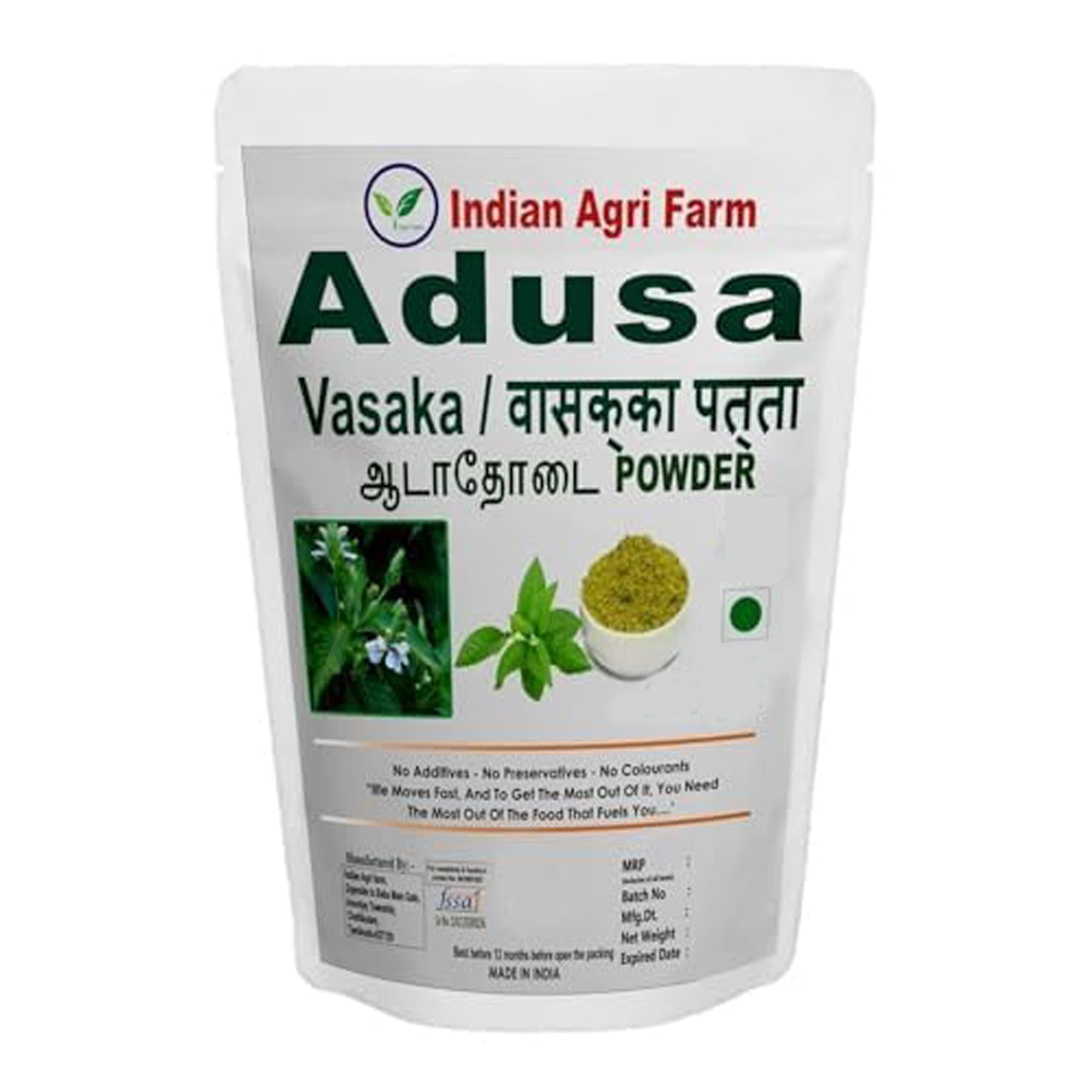 Adusa Powder / 450 gram/Vasaka Leaf/Adathoda/Malabar Nut Powder