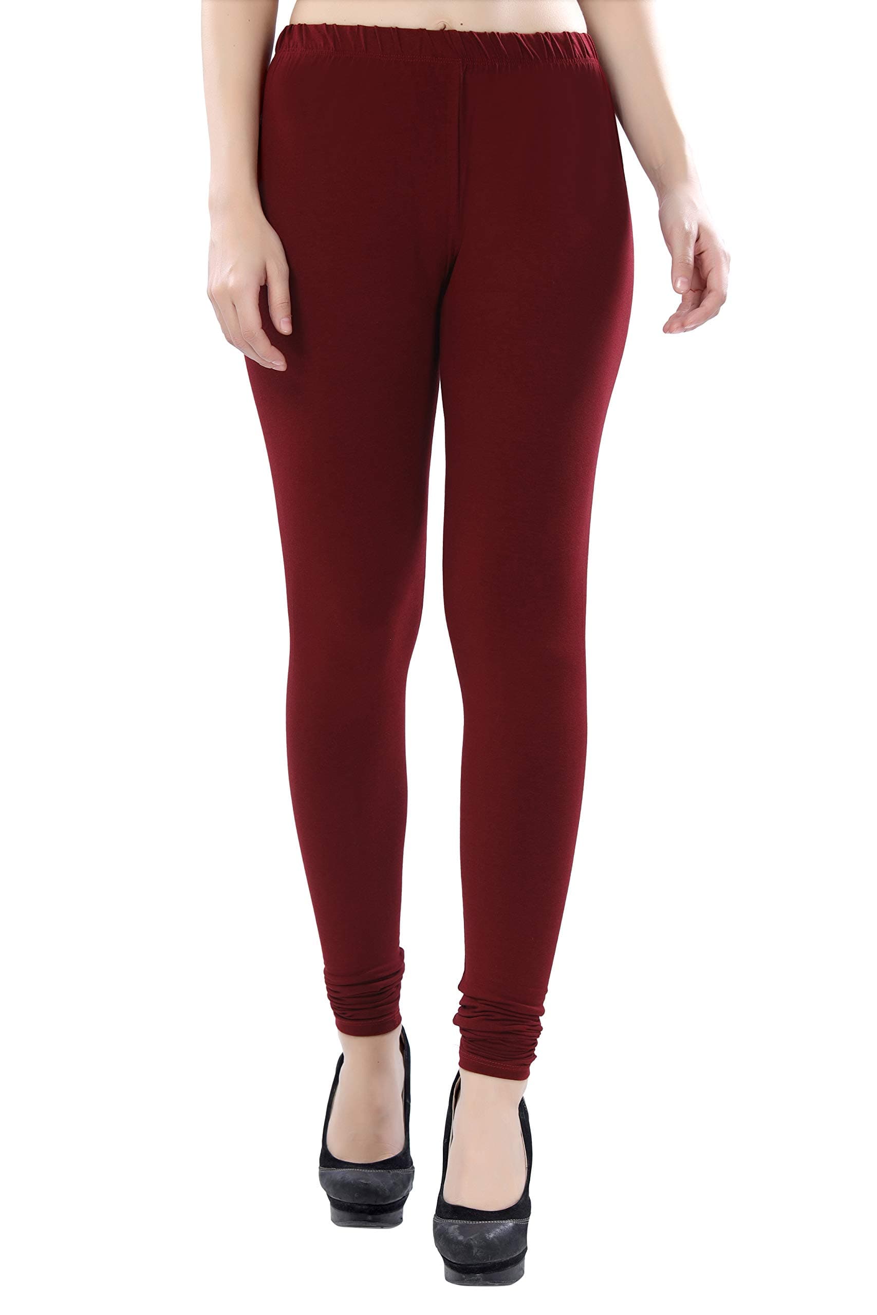 Ultra Soft Cotton 4 Way Stretchable Churidar Solid Regular and Plus 20 Colours Leggings for Womens and Girls -Sizes :-M, L, XL, 2XL, 3XL, 4XL, 5XL, 6XL