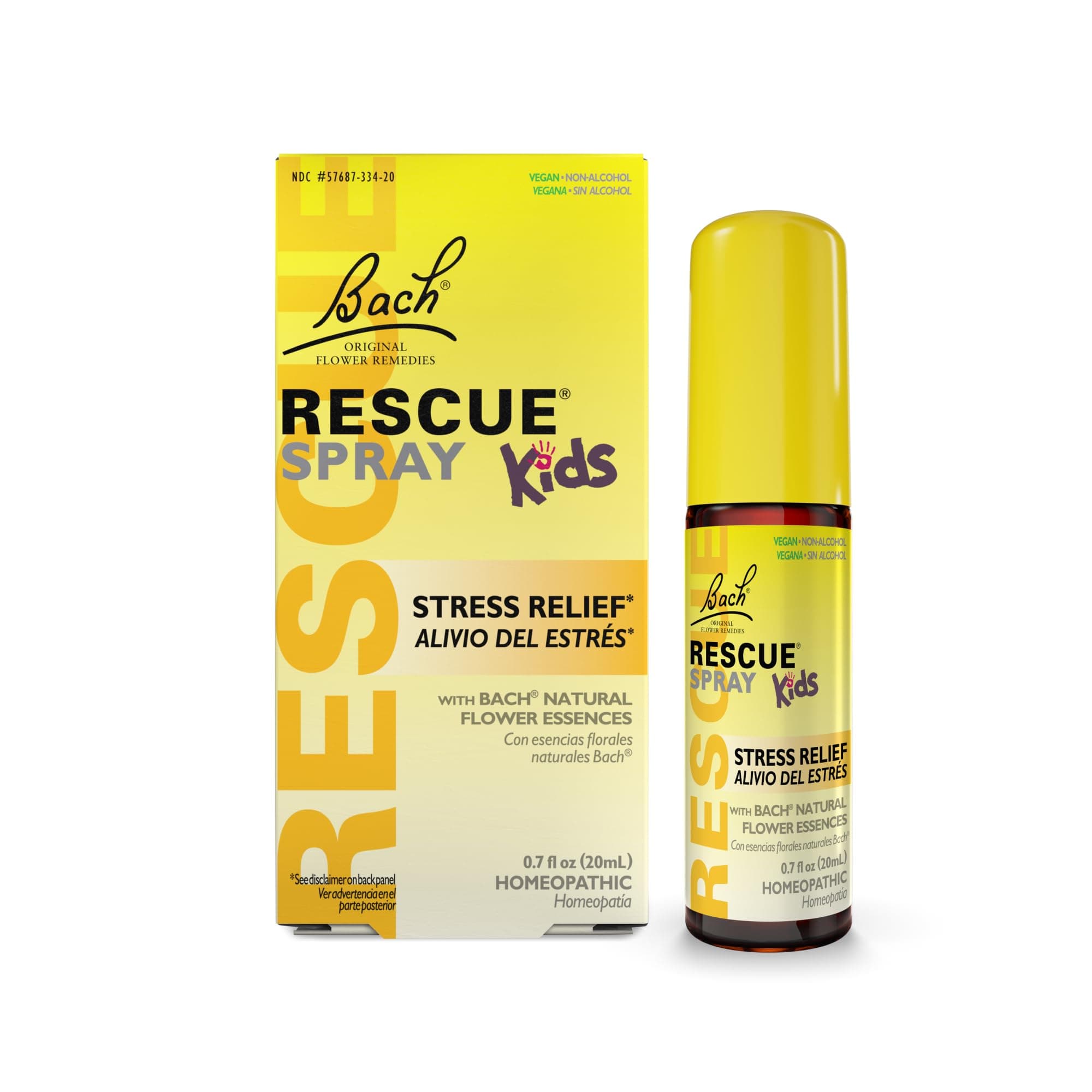 RESCUE Kids Spray, Stress Relief for Children, Calming Aid, Homeopathic, Flower Essences, 20mL