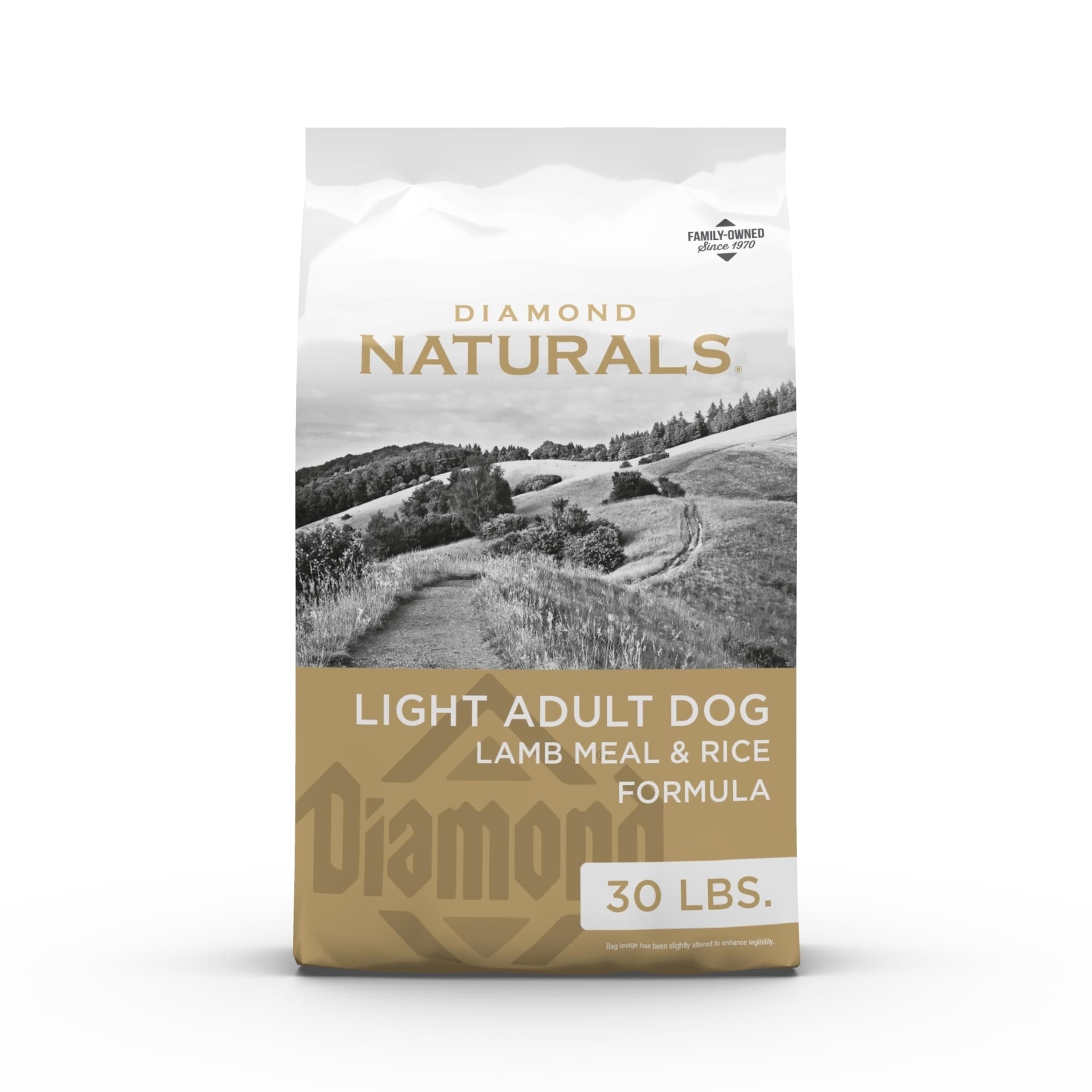 Diamond Naturals Light Dry Dog Food Formula with Quality Lean Protein, Probiotics and Essential Nutrients