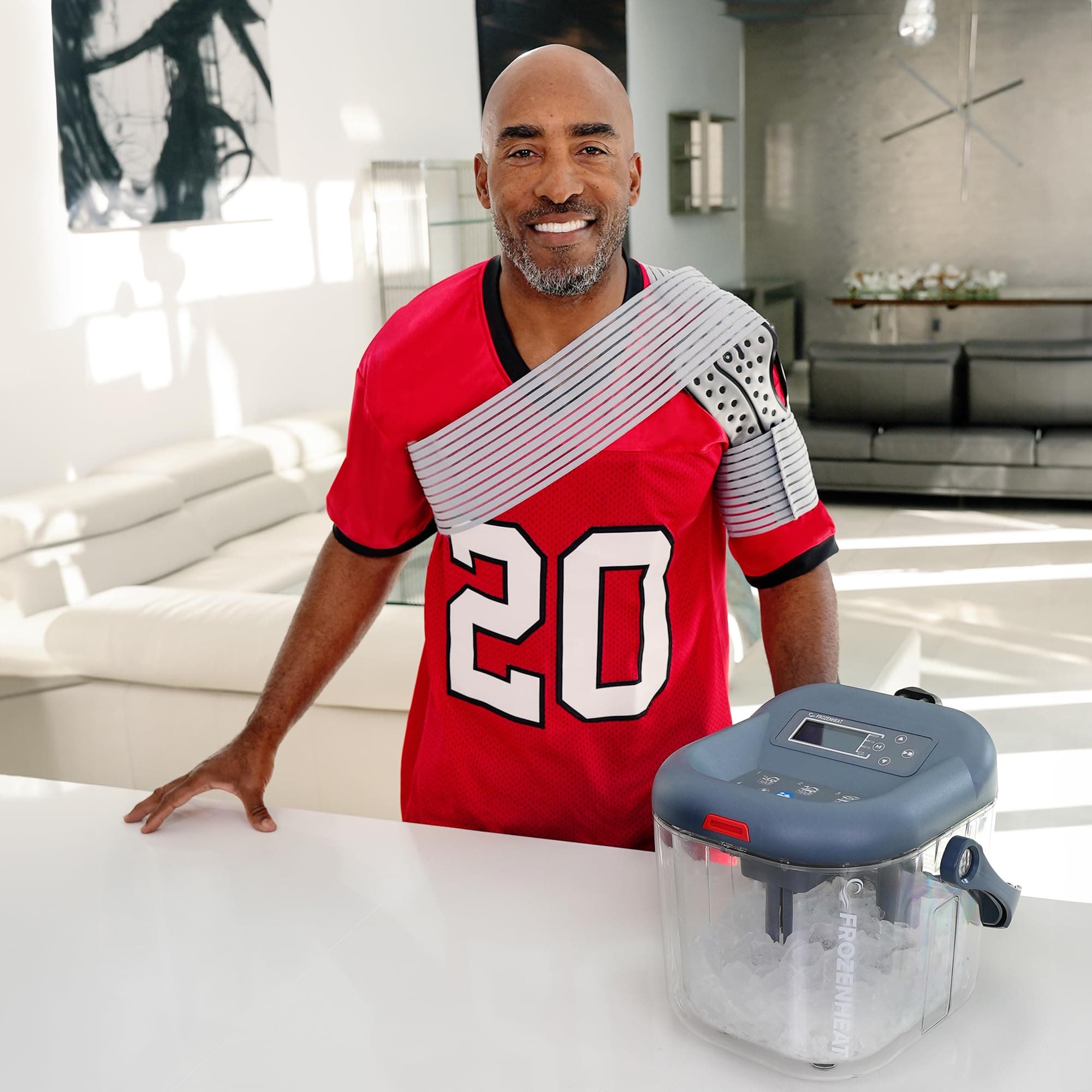 Brace Direct Digital Frozen Heat Hot and Cold Water Therapy Machine with Universal Pad- Pain Relief for Shoulder, Knee, Ankle, Hip and Back- Post Surgery, Arthritis, Joint Pain-