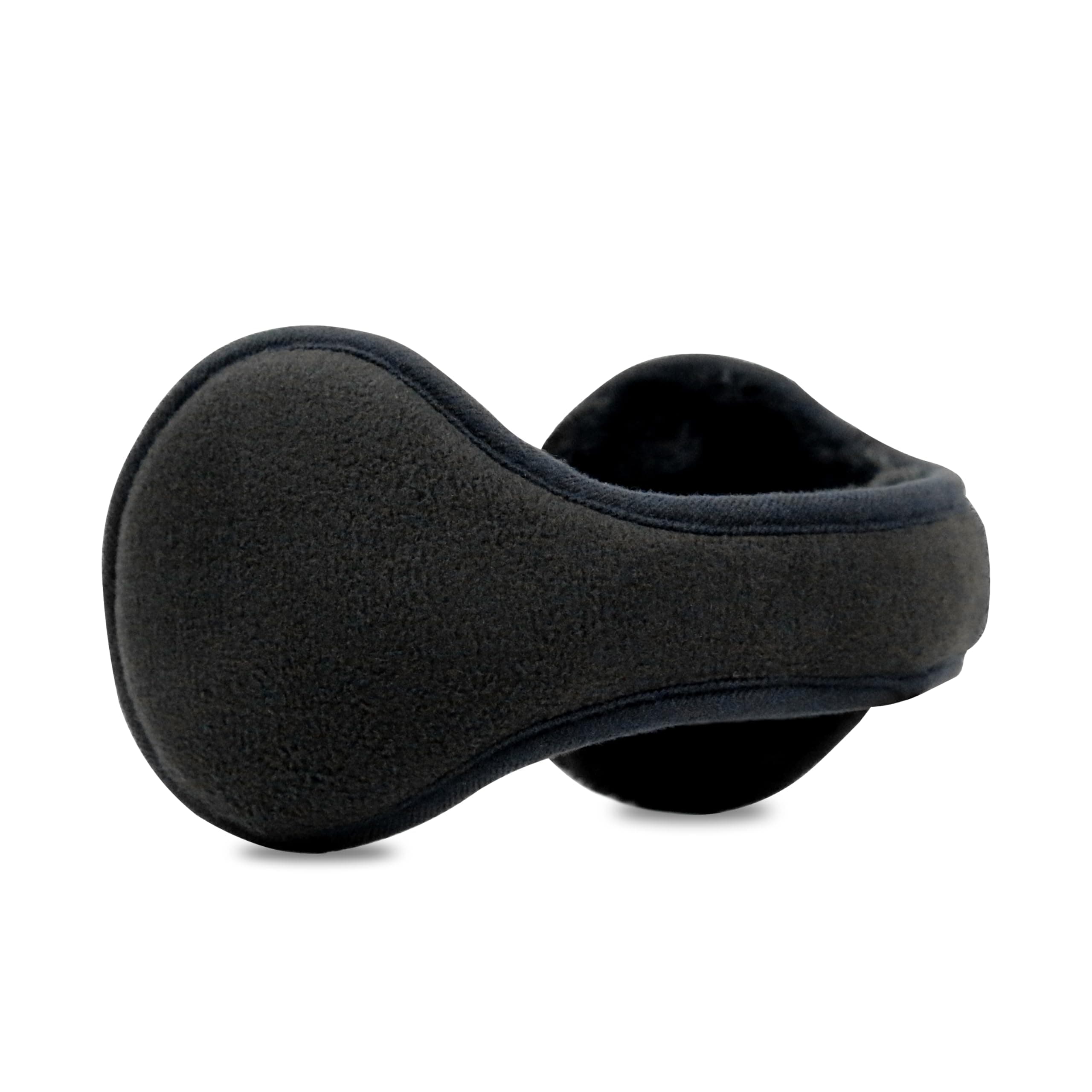 EliewaiWinter Men Earmuffs, Big Size Foldable Polar Fleece Ear Warmers Women Adjustable Ear Muffs for Outdoor Activities