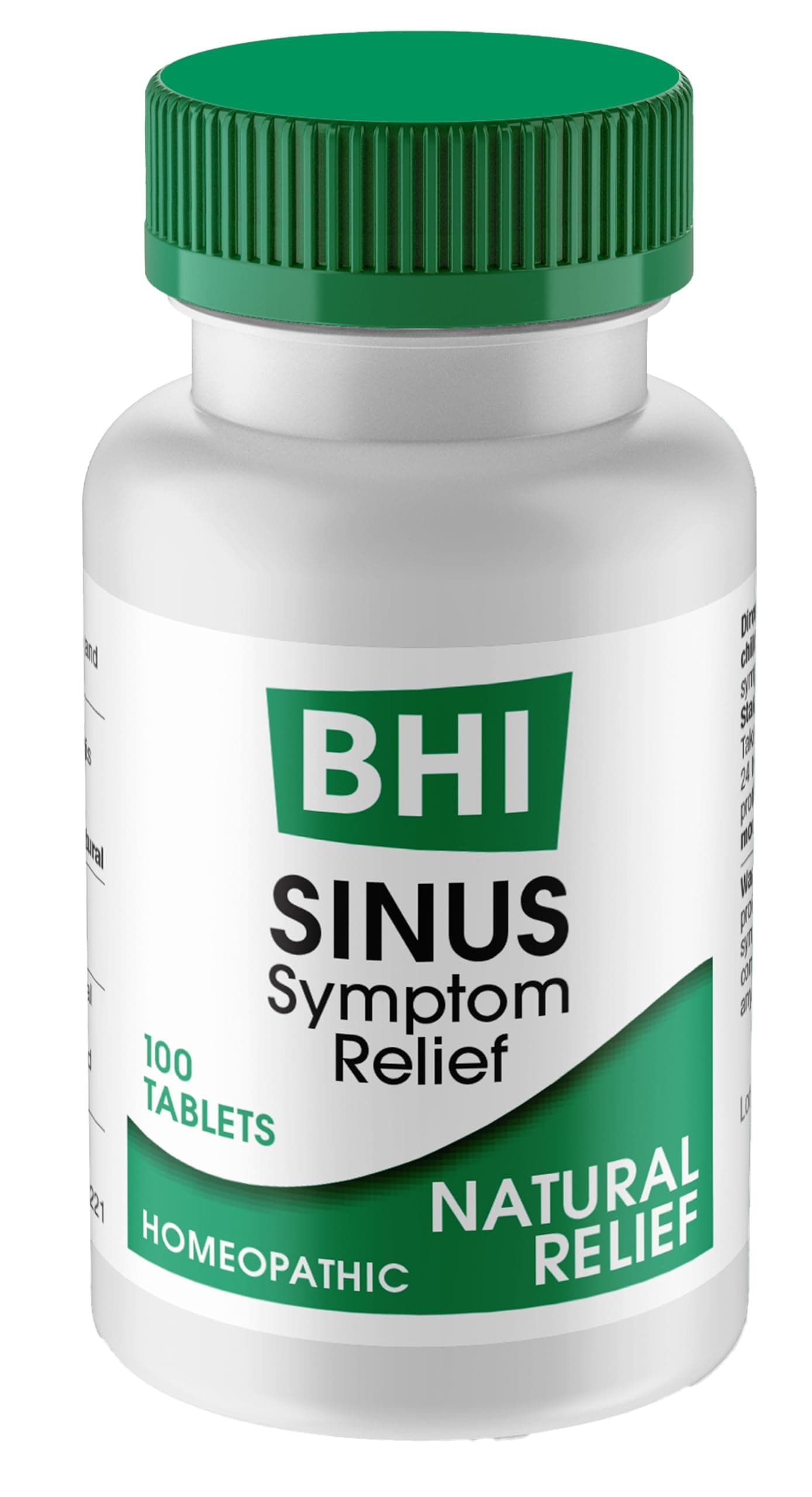 BHI Sinus Relief Tablets, 100 Ct