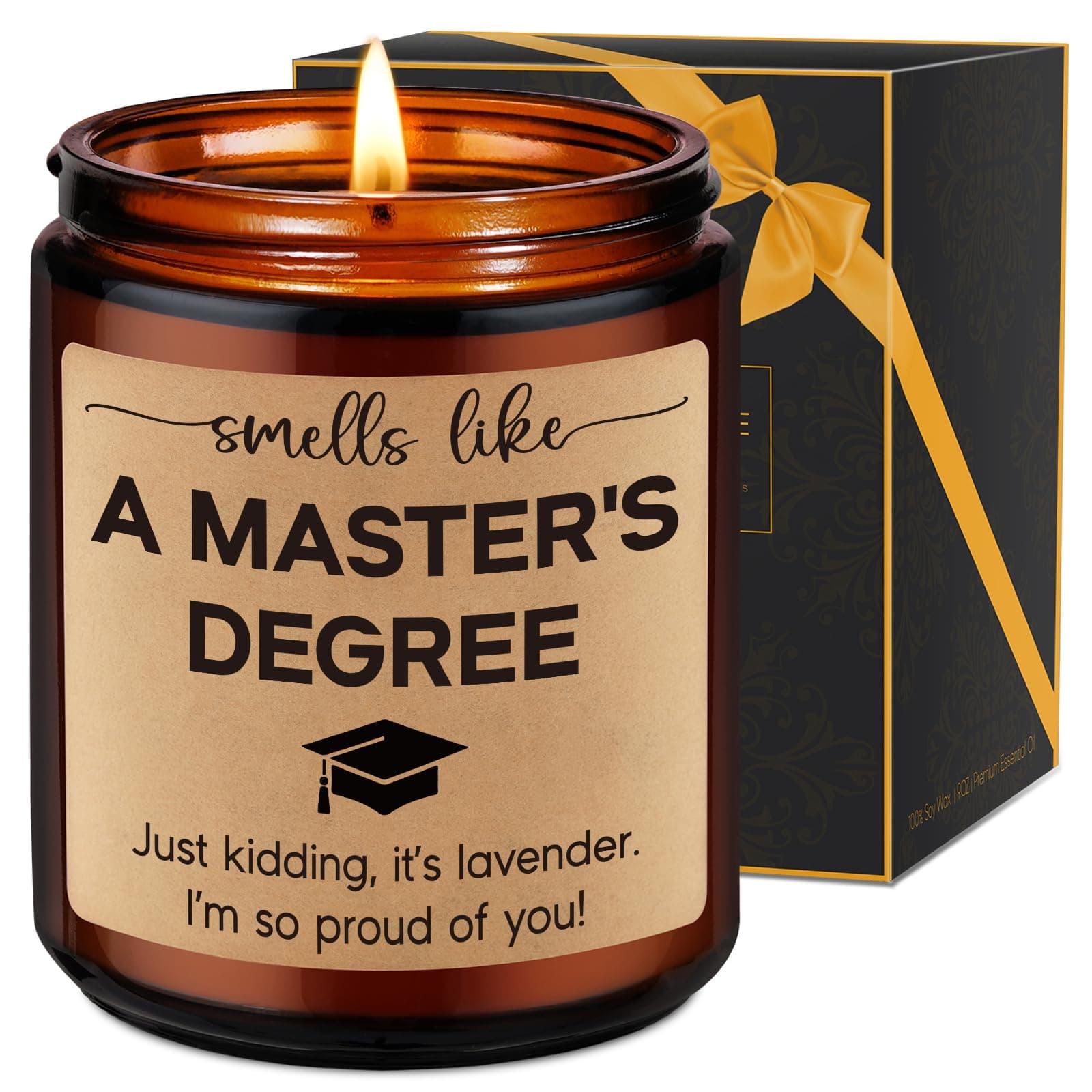 Fairy's Gift Candle, Masters Degree Graduation Gifts, Graduation Gifts for Masters Degree, Funny Grad Gifts for Her Him, Masters Graduation Gift, Graduate Gifts for Masters Degree Graduates