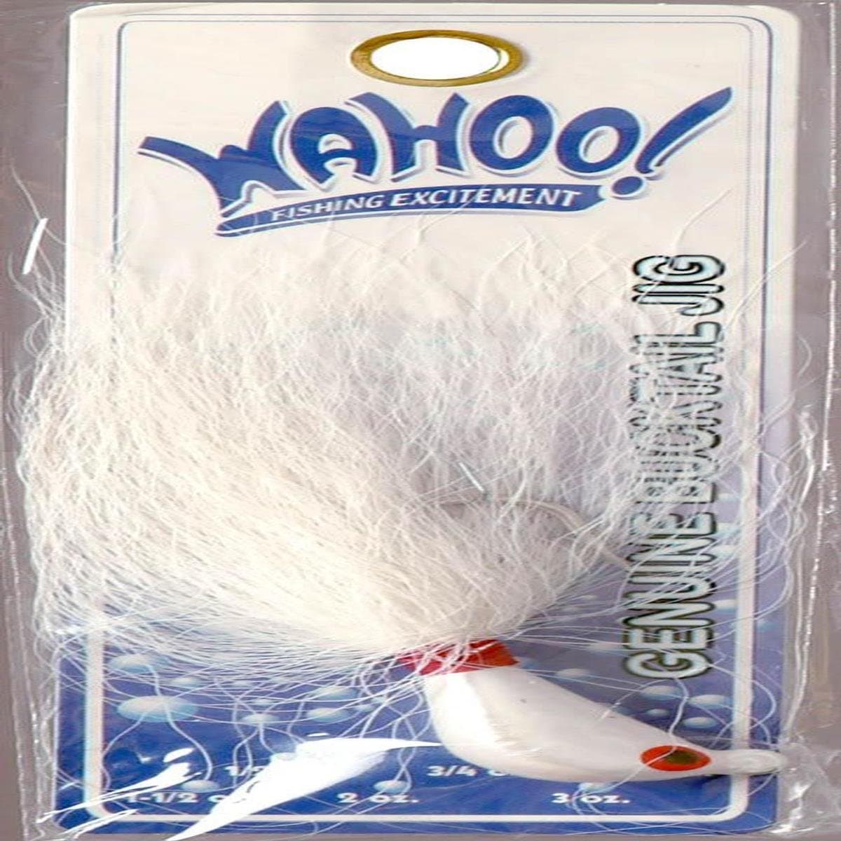 Wahoo Fishing Products Striper Bktl Jig White 1 Oz fishing-equipment