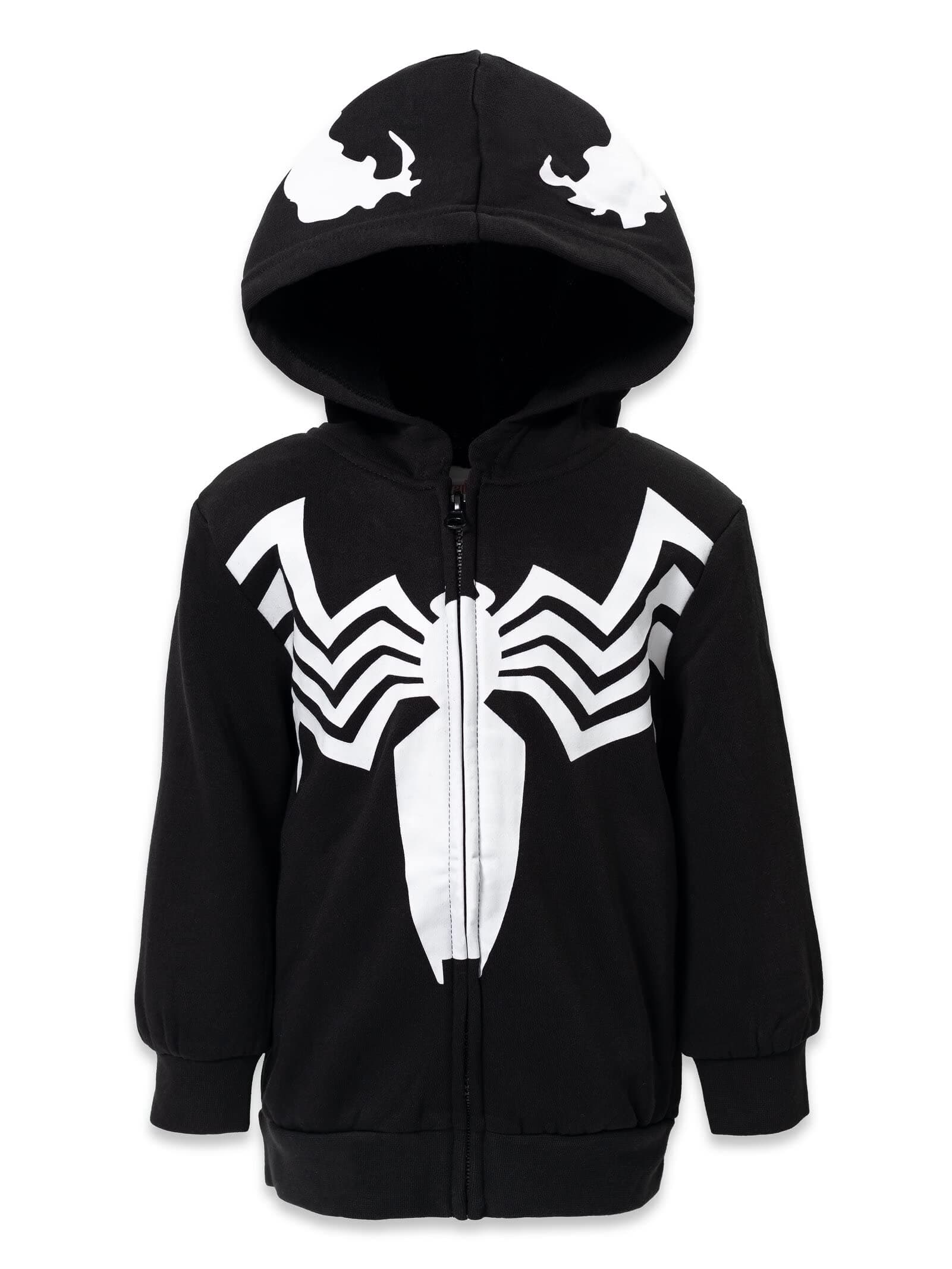 Spider-Man Spider-Verse Venom Zip Up Hoodie Toddler to Big Kid