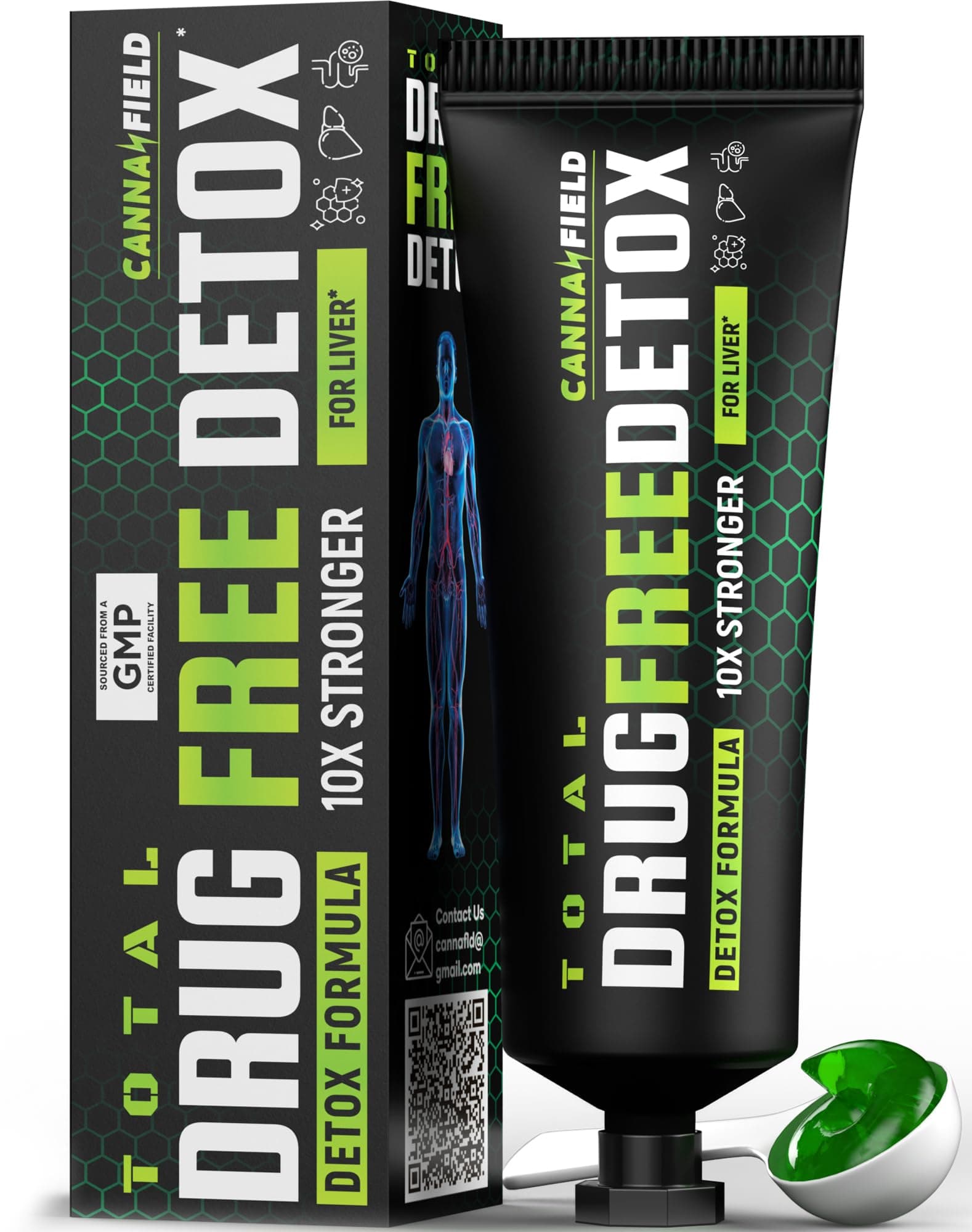 Complete Body Cleanse Detox Supplement Gel, Extra Strength Liver, Gut Detox & Repair with Milk Thistle, Effective Plant Based Detox Support Complex for Digestive Health