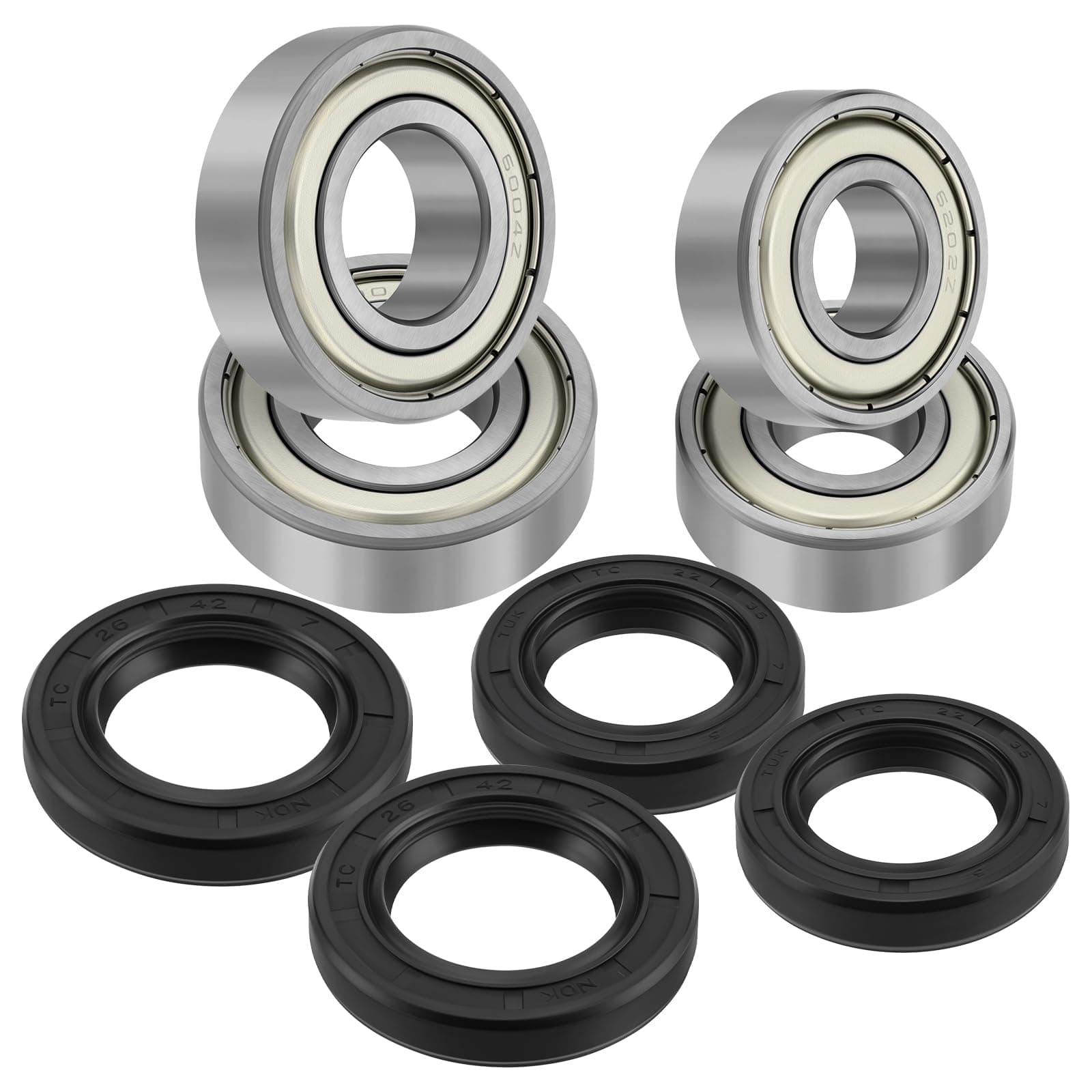 JAVIK Front Wheel Bearings Seals Kit for Yamaha Raptor 700 660 350 250 125 Banshee 350 Warrior 350 YFZ450 Bear Tracker 250 Big Bear 250 Bruin 250 Blaster 200