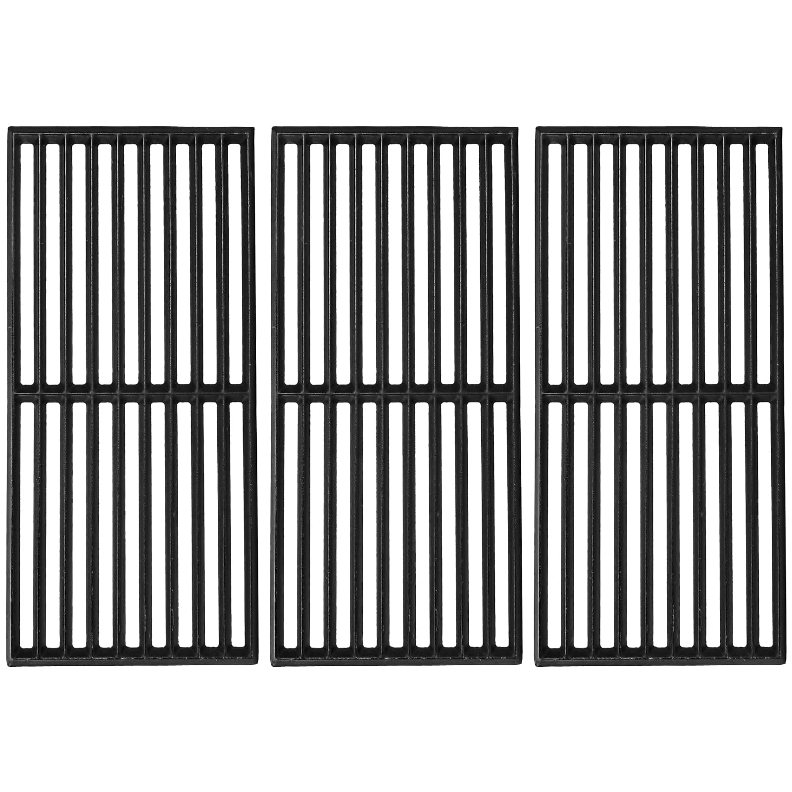Uniflasy Cast Iron Cooking Grates for Cuisinart GAS2456AS,GAS1456ASO,GAS1456BSO,Kirkland PC2600L,PCA-2600L,PCA-2600N,PC-26001,PC-2600 Model,Grill Grid Replacement Parts 17.8''x24.7'',3 Pack