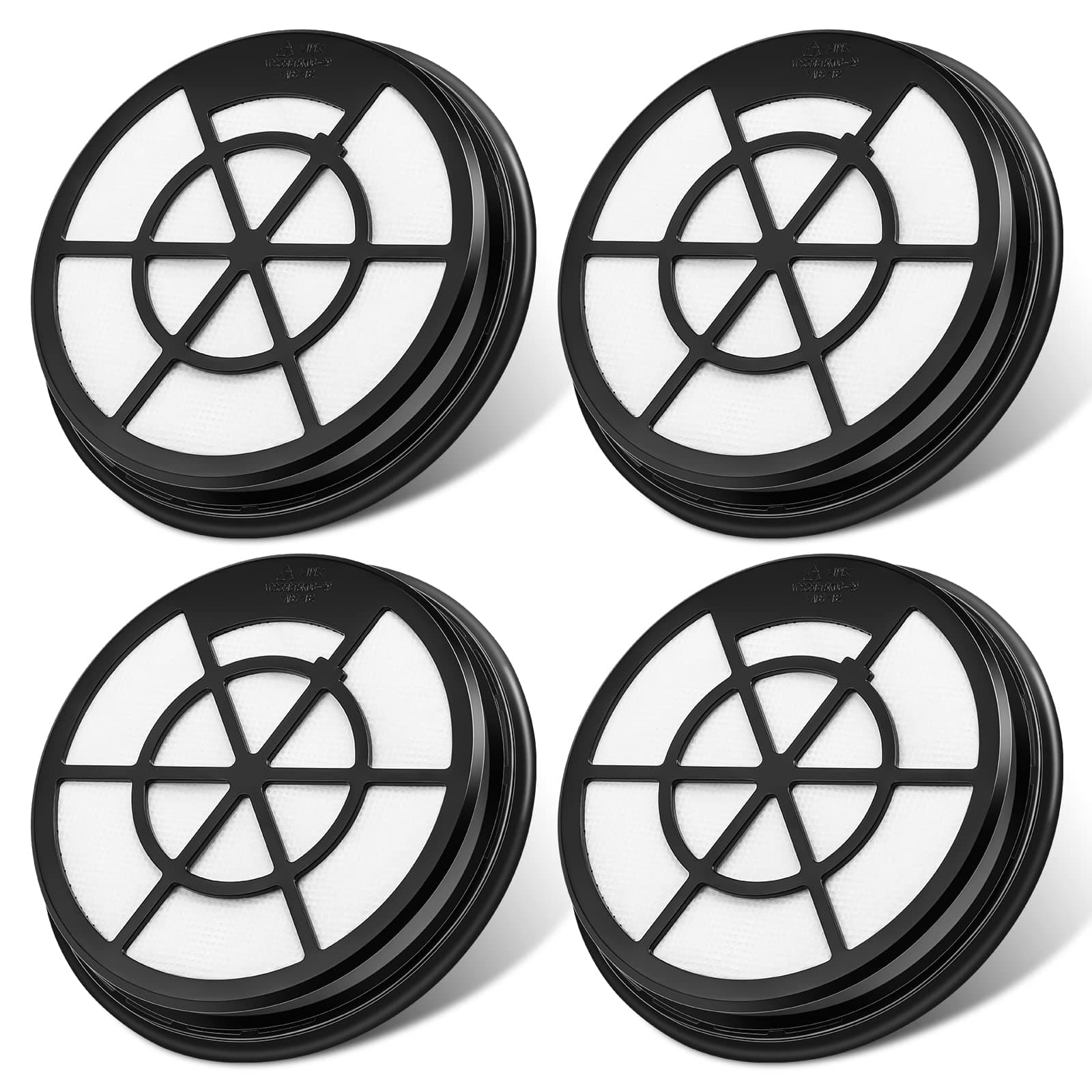 NEN110B Inlet Frame and Sponge Filter, Vacuum Filter Compatible with Eureka Whirlwind Bagless Canister Vacuum Cleaner,Fits NEN110A,NEN110B,NEN110D (4-Pack)
