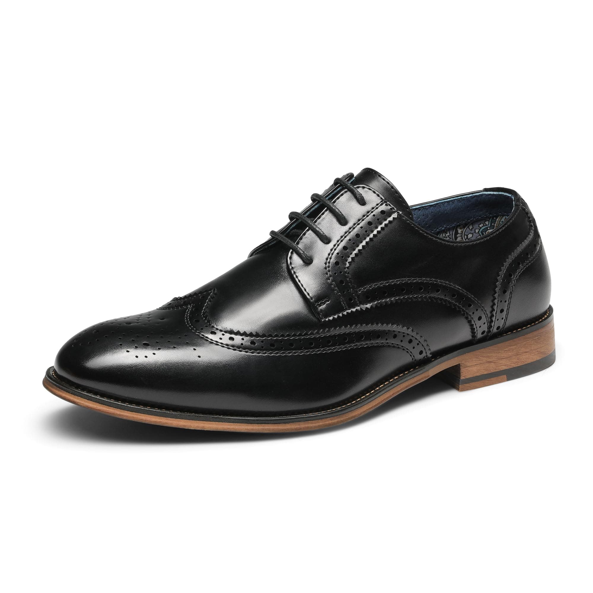 Bruno Marc Men's Lace Up Soft Cap-Toe Business Formal Dress Shoes