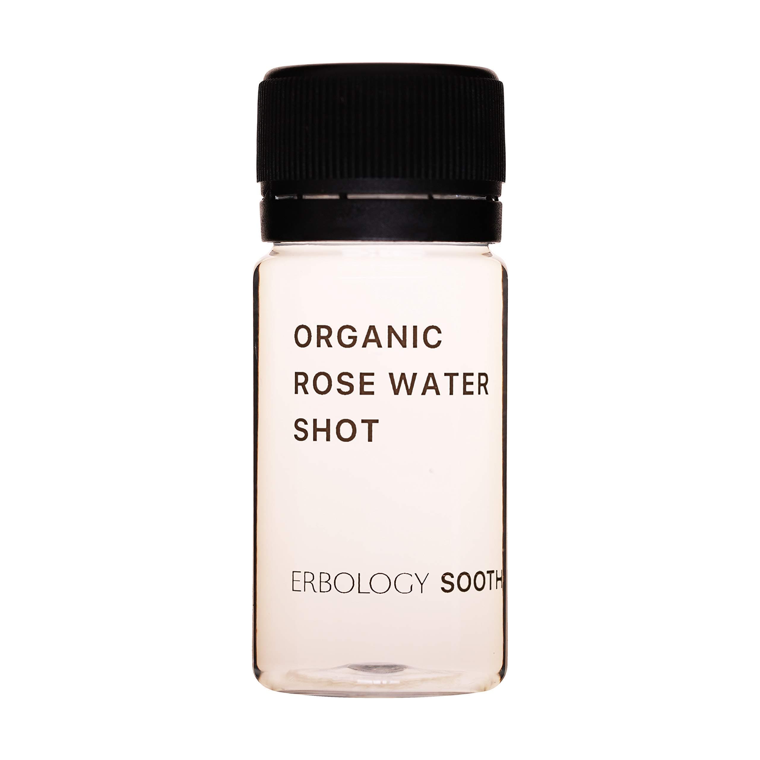 Organic Rose Water Shot 1.4 fl oz (Pack of 30) - Designed to Drink and as a Natural Skin Toner