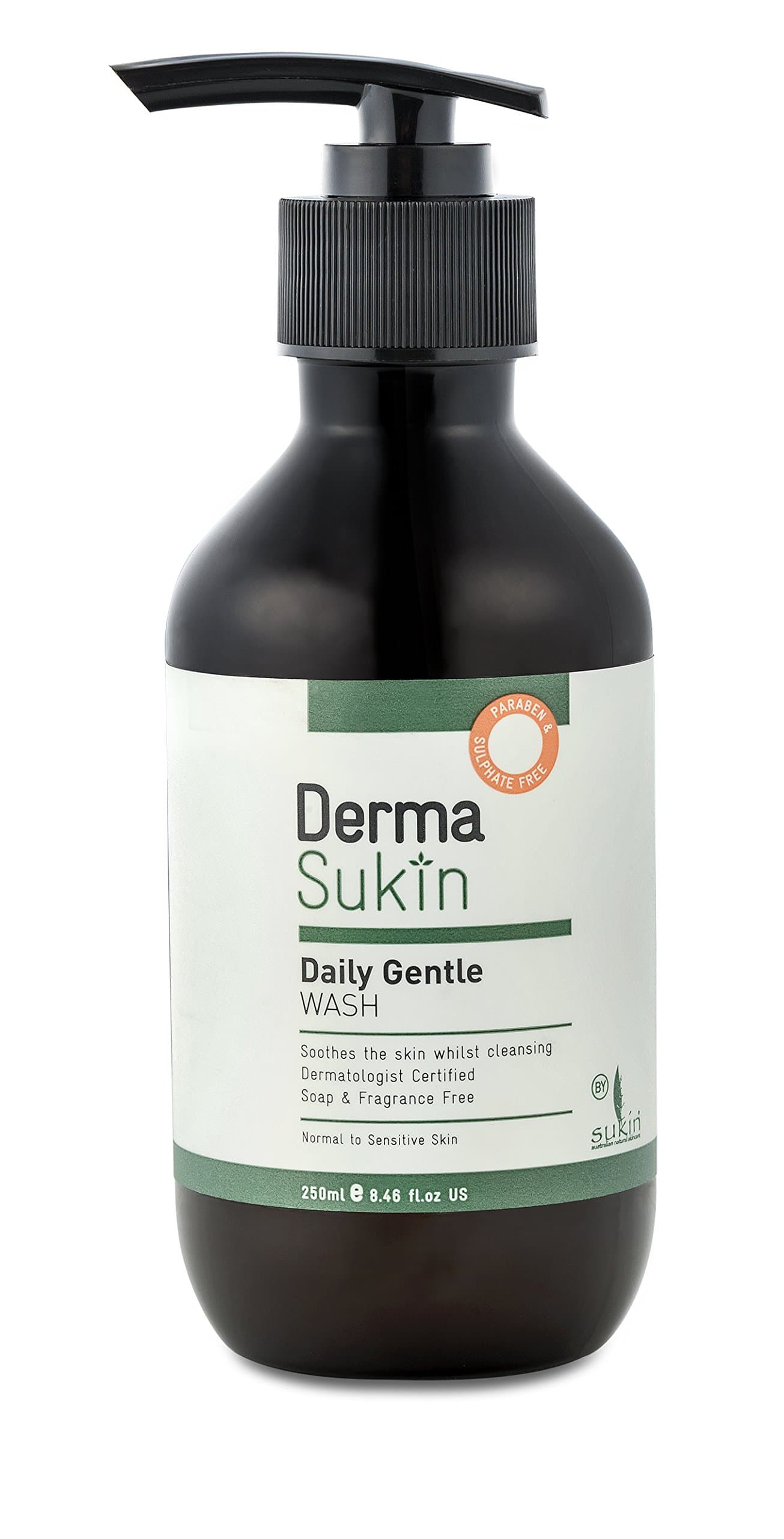 DERMA SUKIN DAILY GENTLE WASH 250ML