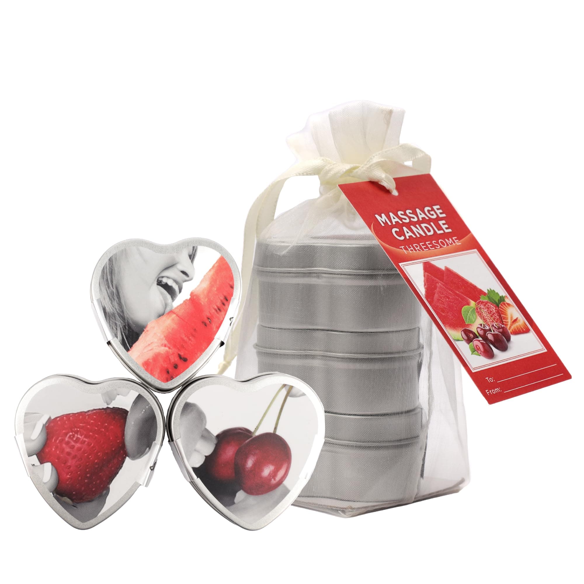 Earthly Body Edible Massage Candle - 4 oz - 3-in-1 Formula Can Be Used as a Candle, Oil & Moisturizer - Smooths & Nourishes Skin - Vegan, Cruelty Free