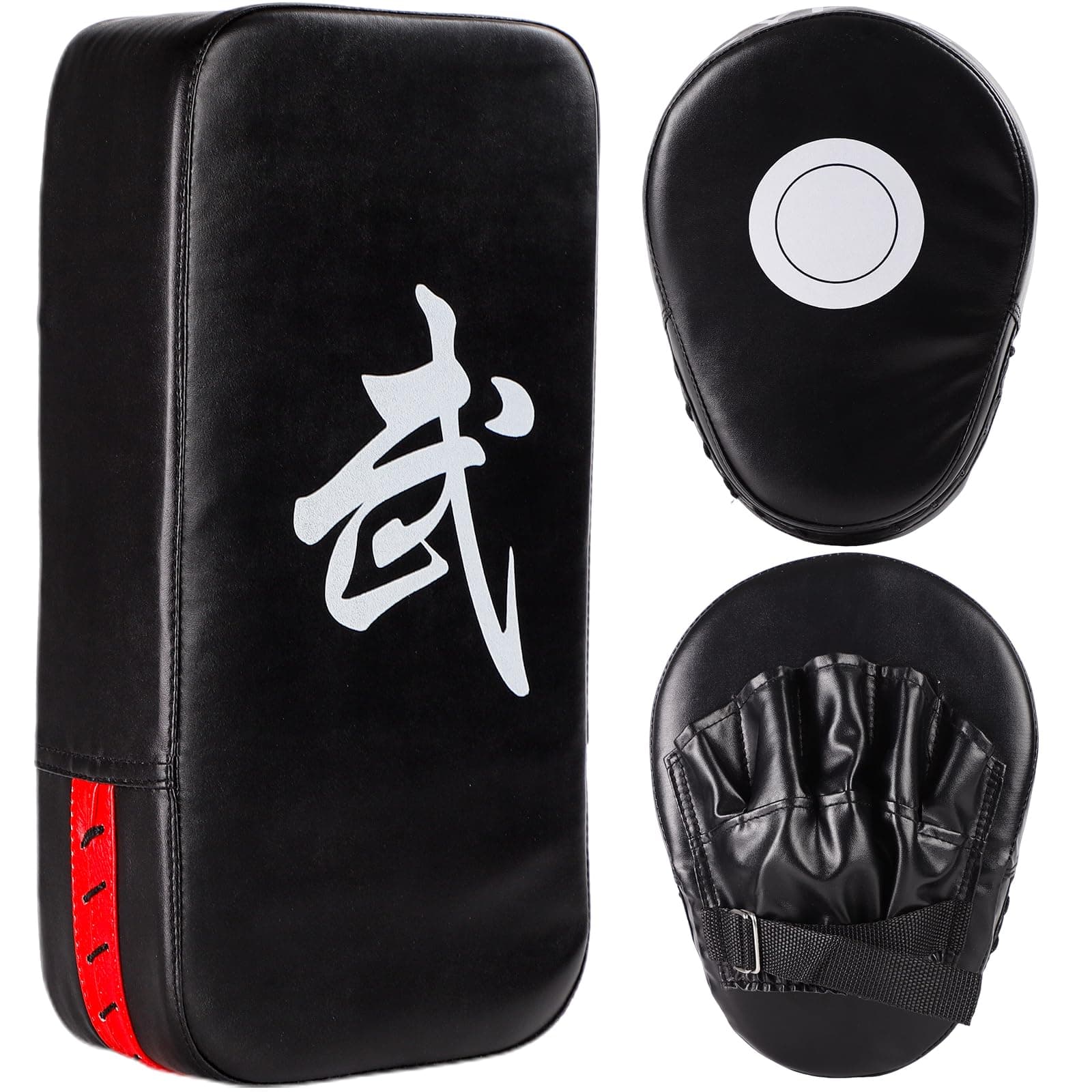 CYFIE Kids Boxing Set – 2-in-1 Punching Mitts & Kick Pads for Karate, Muay Thai, Taekwondo – Martial Arts Training Gear for Boys & Girls Ages 5-12