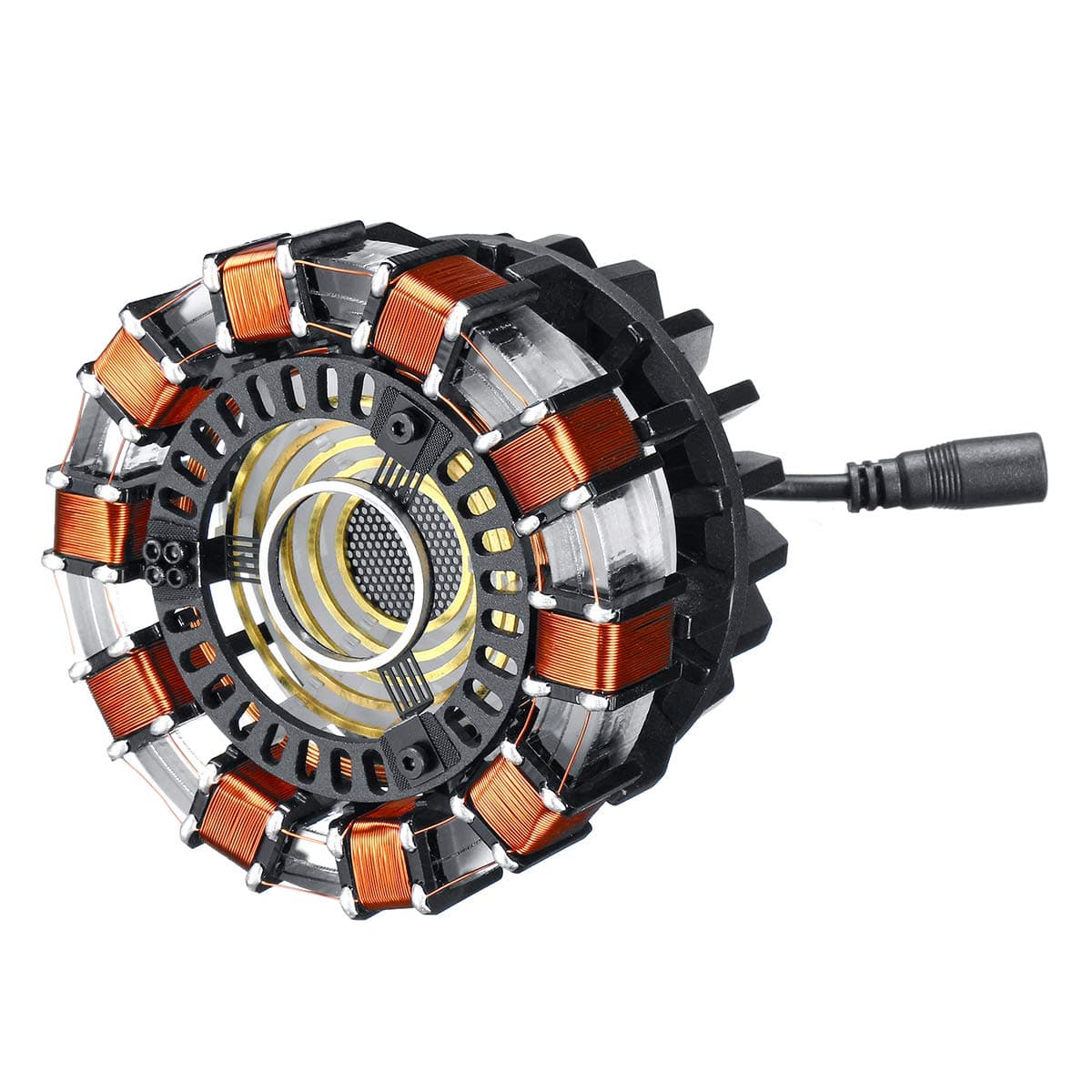 MK1 Aluminum Alloy Remote Ver. 1:1 Arc Reactor DIY Model Kit LED Chest Lamp Remote Control Science Toy