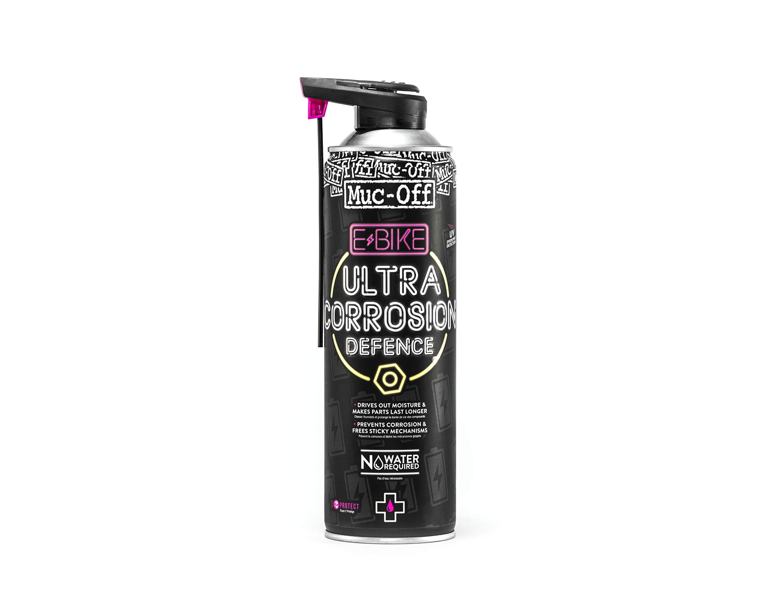Muc Off 1112 E-Bike Ultra-Corrosion Defence, 485 Millilitres - Advanced Anti-Corrosive Protection Spray for Electric Bikes - Prevents and Dissolves Rust