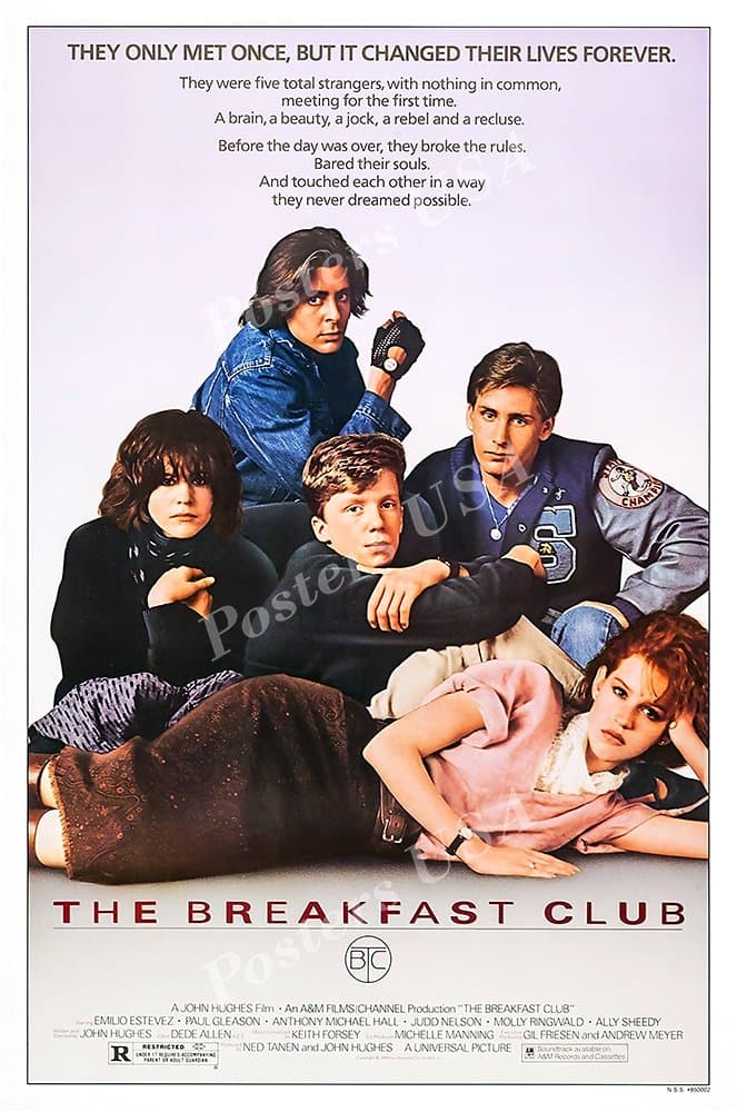 PremiumPrints Posters USA The Breakfast Club Movie Poster Glossy Finish - MOV952 (24" x 36" (61cm x 91.5cm))