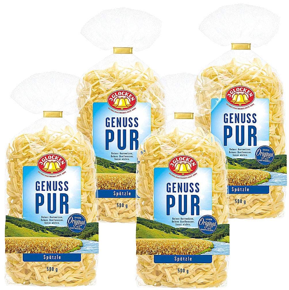 Original German Spaetzle ( 3 Glocken ) -4 PACK X 500 G ea.