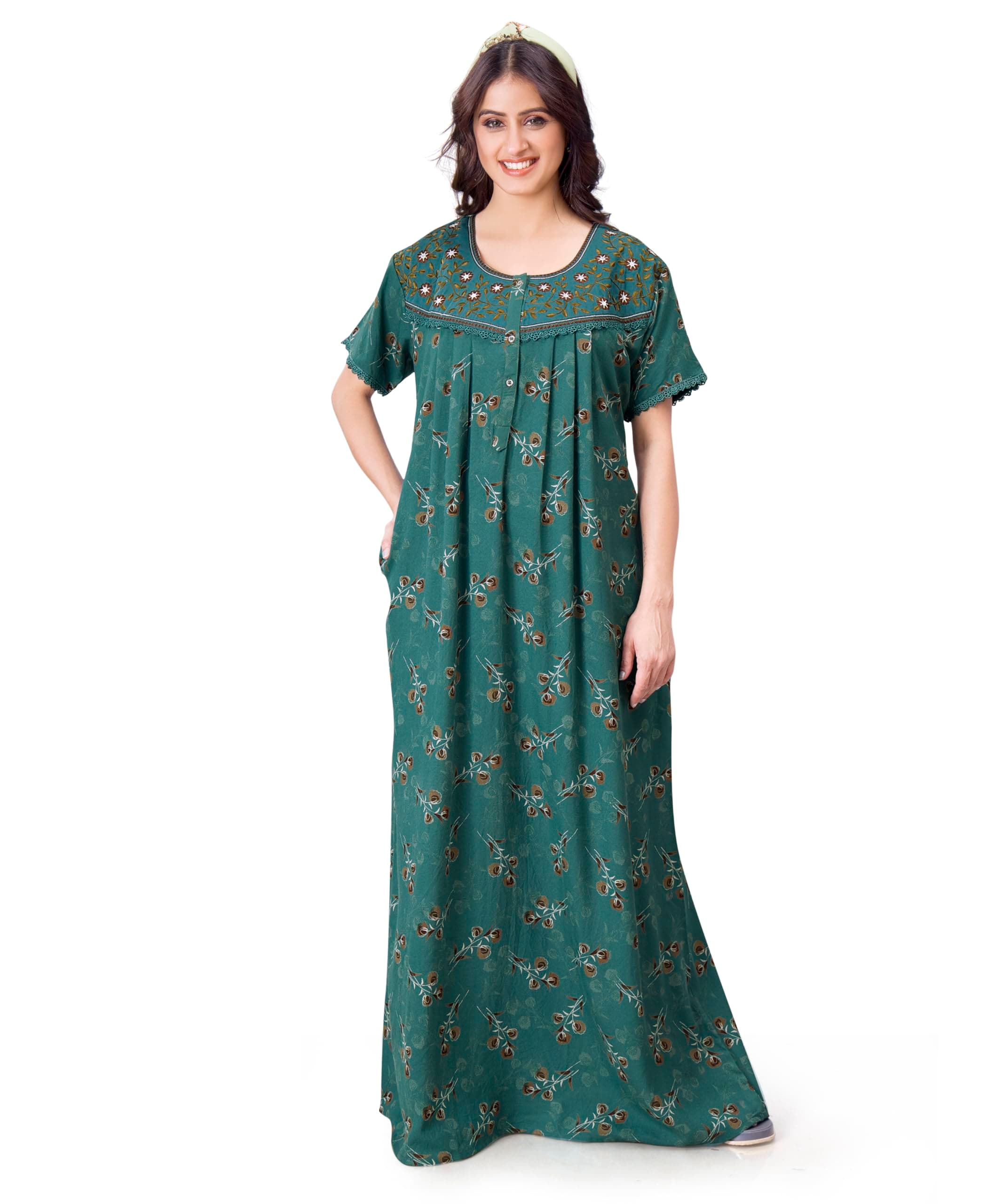 EliteZillaNighty| Nighty for Women| Nighties Women| Cotton Nighty for Women| Nighty for Women Cotton| Women Nighty| Night Gown for Women Cotton| Maxi Dress for Women| Alpine Fabric|