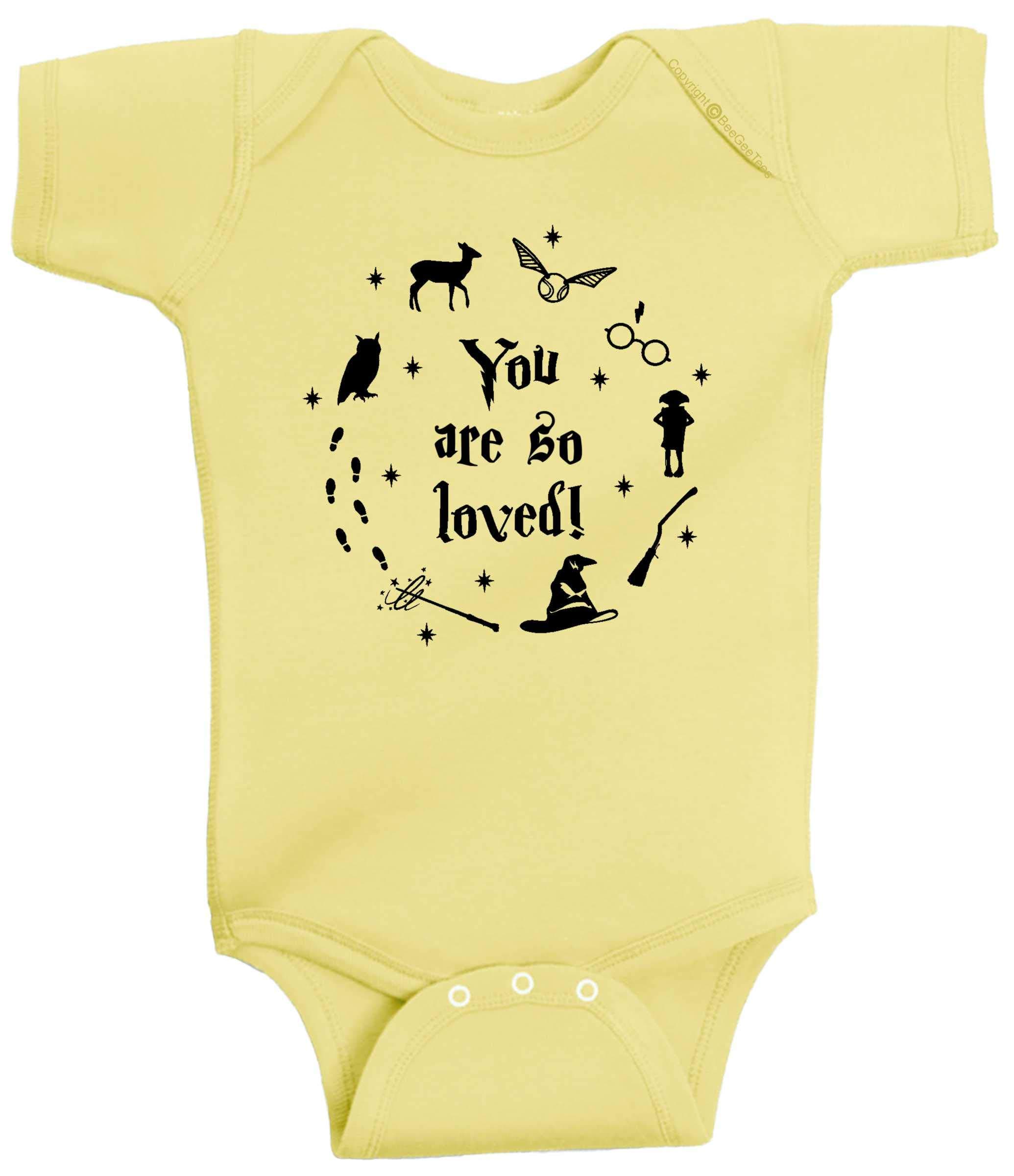 You are So Loved Cute Baby Romper Boys and Girls Wizard Bodysuit