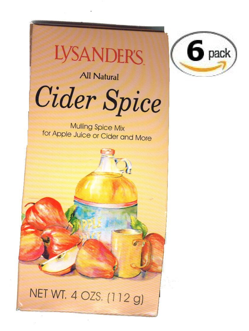 Lysander All Natural Cider Spice-6 Packages