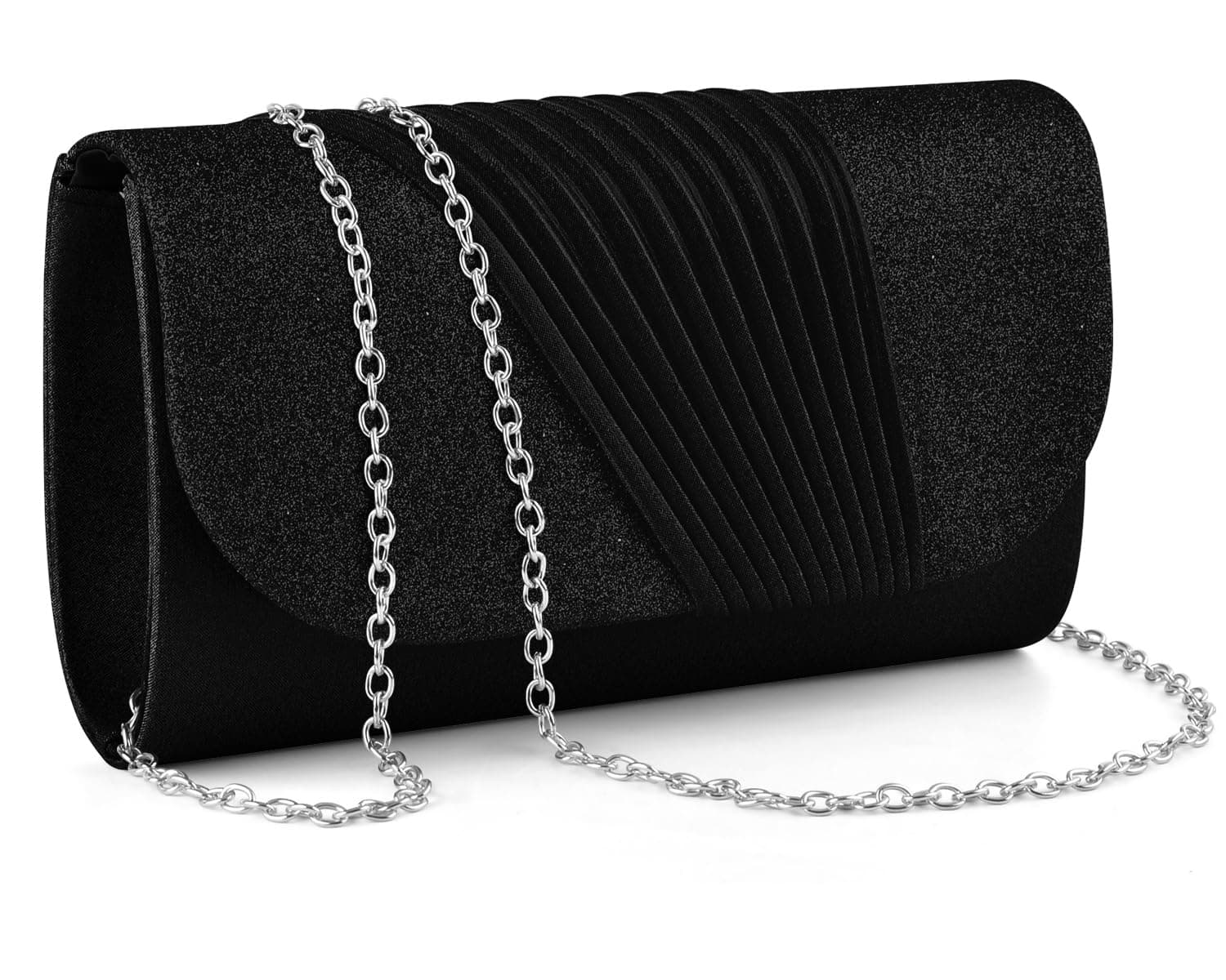 TINDTOP Clutch Purses for Women Evening Handbags for Formal Wedding Party Cocktail Prom Crossbody Shoulder Envelope Bag