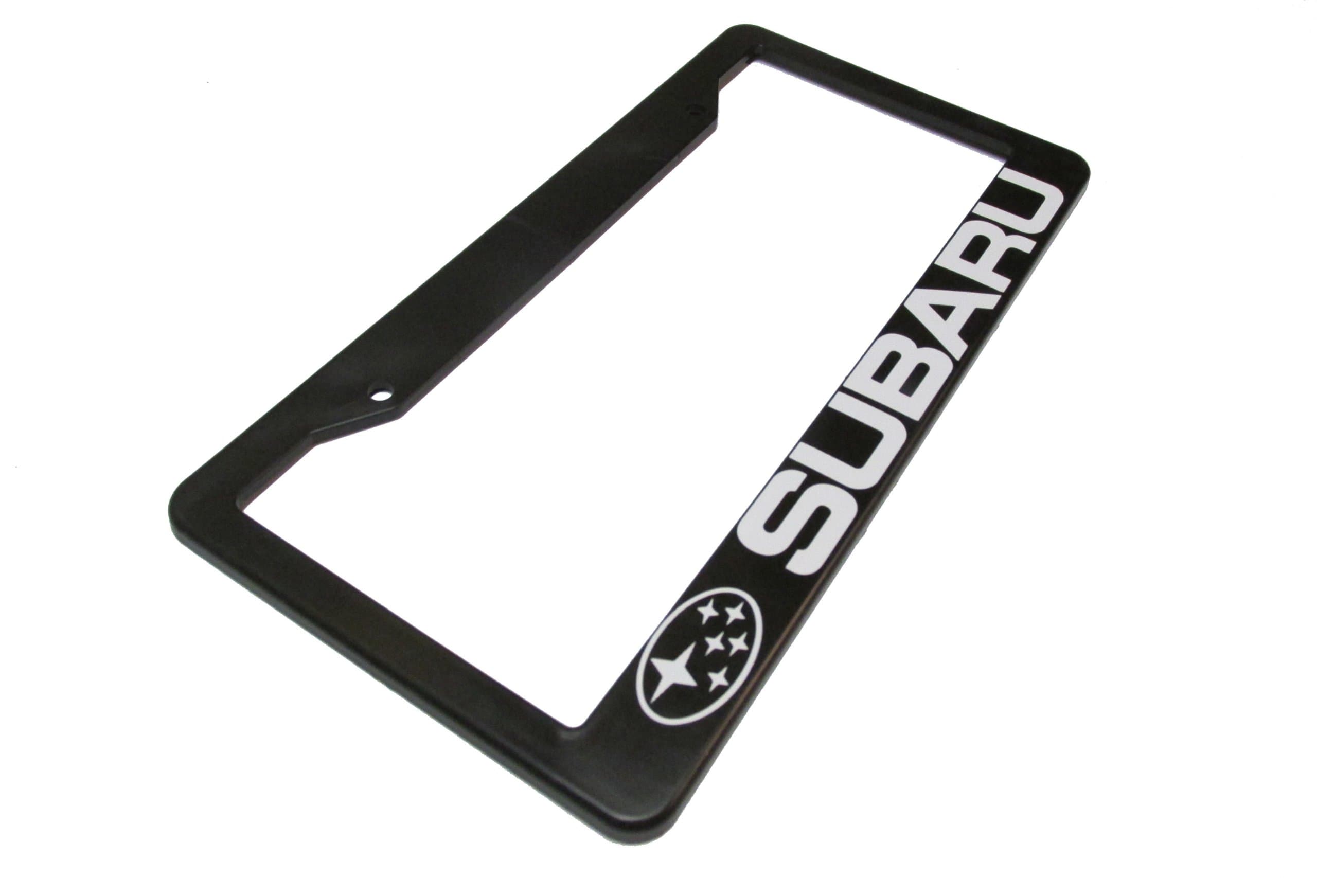 SUBARU License Plate Frame Black