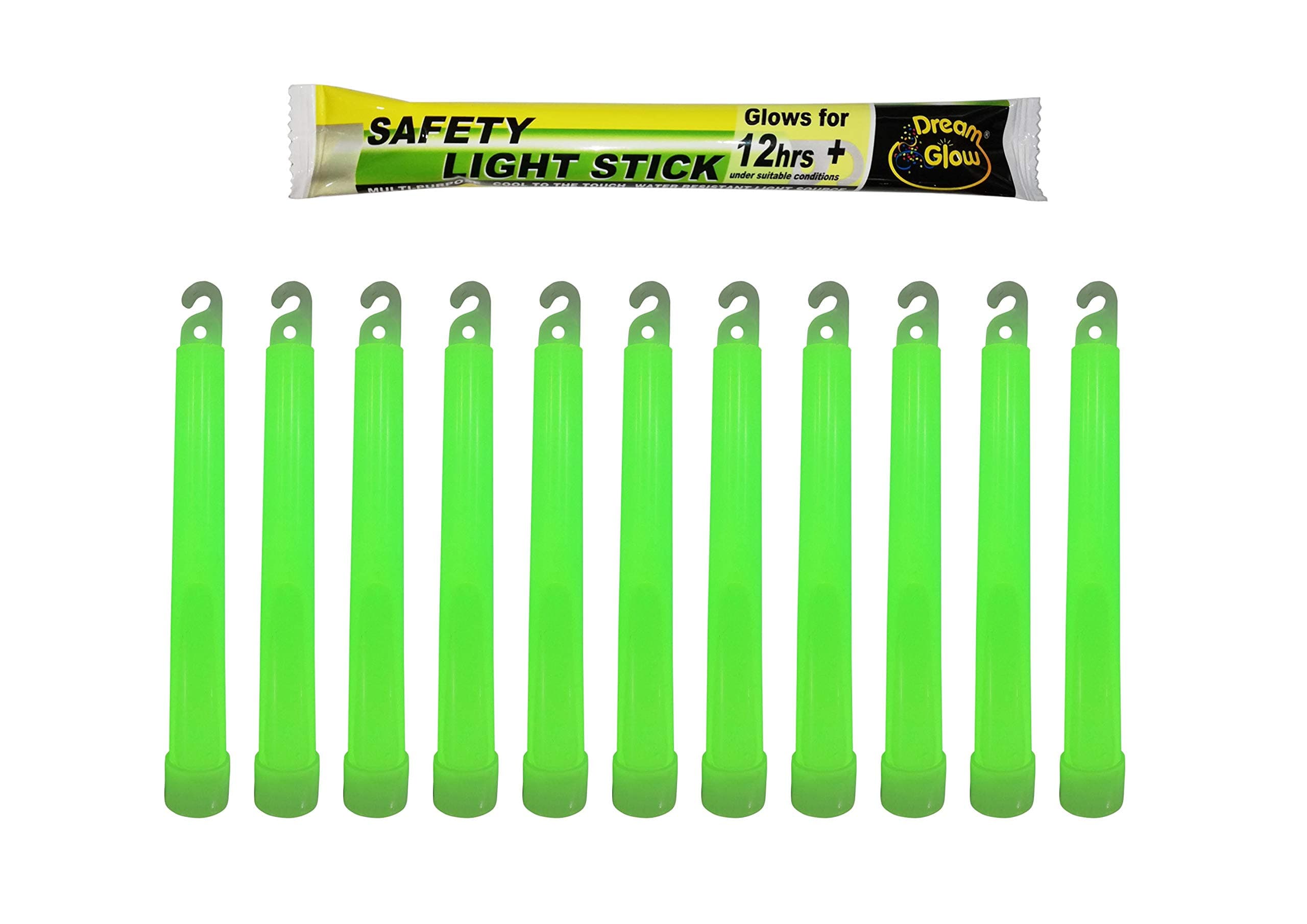 Industrial Grade Glow Sticks(12-90PCS) 6 inches Ultra Bright Emergency Light Sticks for Camping Accessories Hurricane Supplies,Earthquake, Survival Kit More Lasts Over 12 Hours