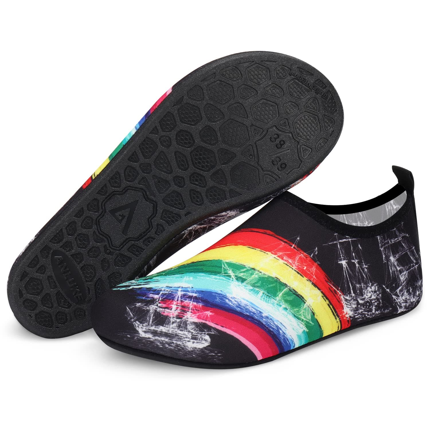 Water Shoes Barefoot Aqua Yoga Socks Quick-Dry Beach Swim Surf Shoes for Women Men