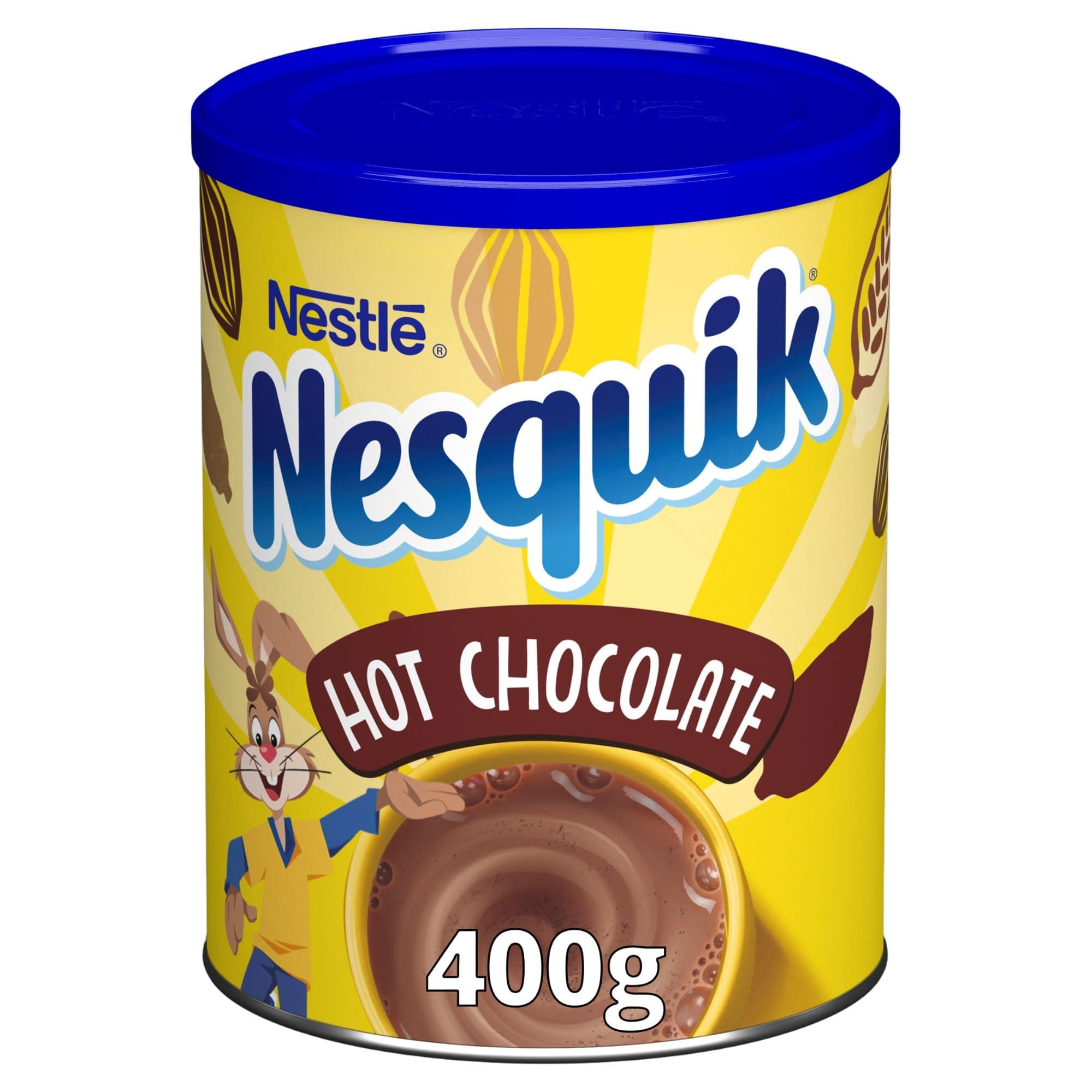 Nesquik Hot Chocolate Drink Mix Powder, 400 g Tin (Pack of 1)