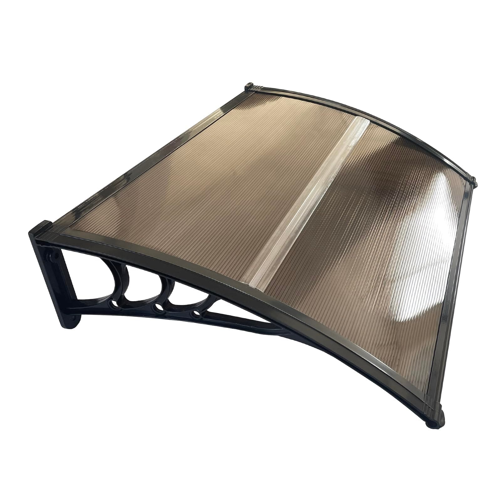 Panana Door Canopy Outdoor Awning, 32''x40'' Window Garden Canopy Patio Porch Awning, Rain Shelter Cover,80/100/200/300CM (31.5x39.37x9 inch, Brown)