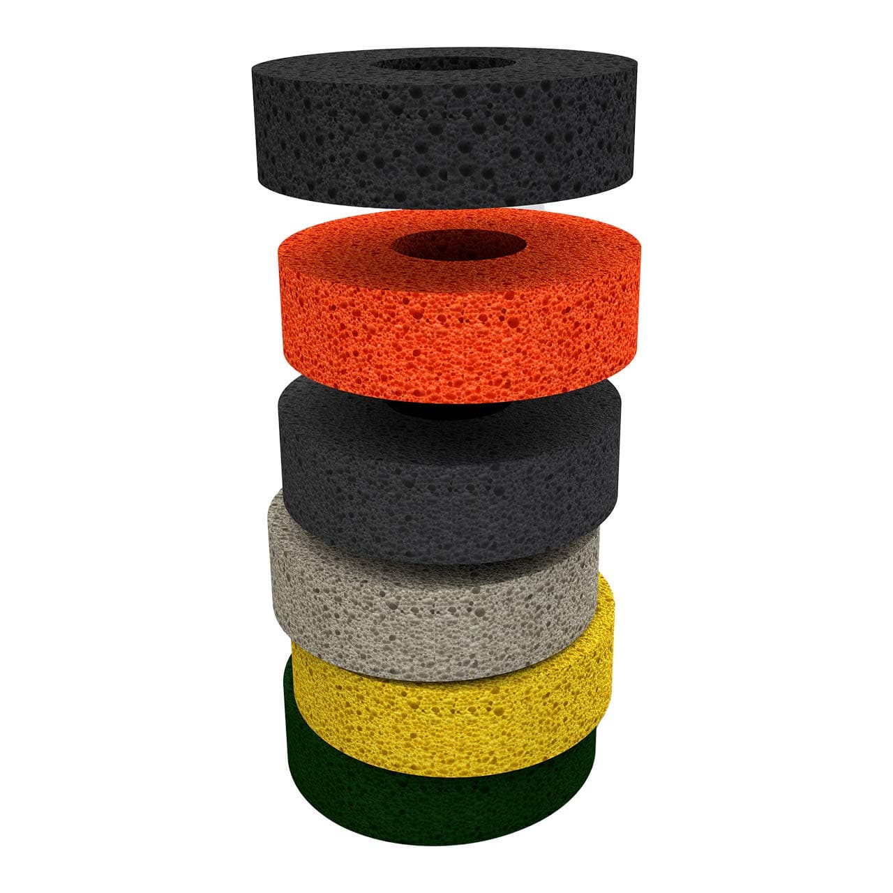 CURBX sample set, 6 strengths – Premium shock absorber for thumbstick – Aim assist for PS4, PS5 and Xbox – Analogue stick for FPS & TPS