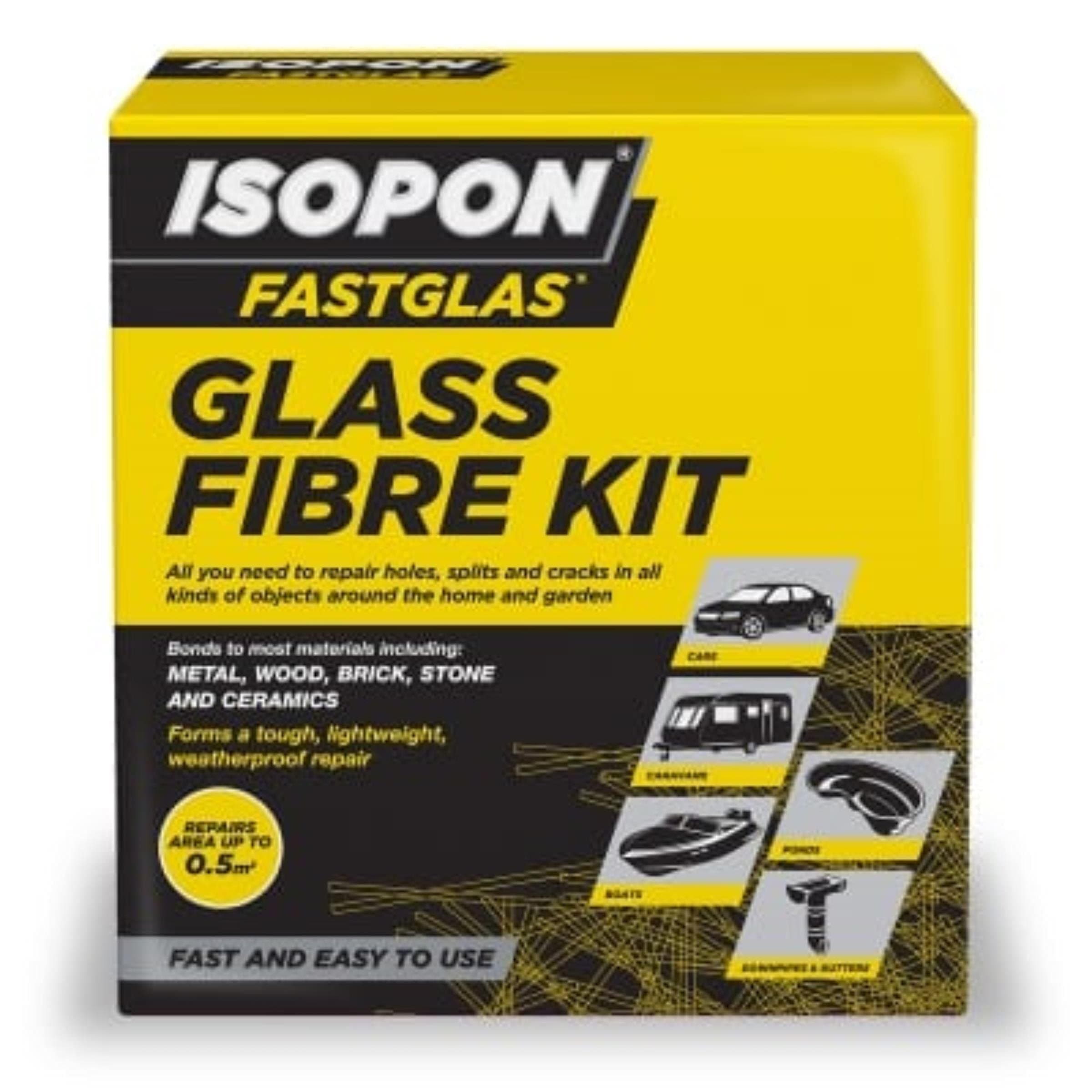 isopon Fastglas Glass Fibre Repair Large Kit