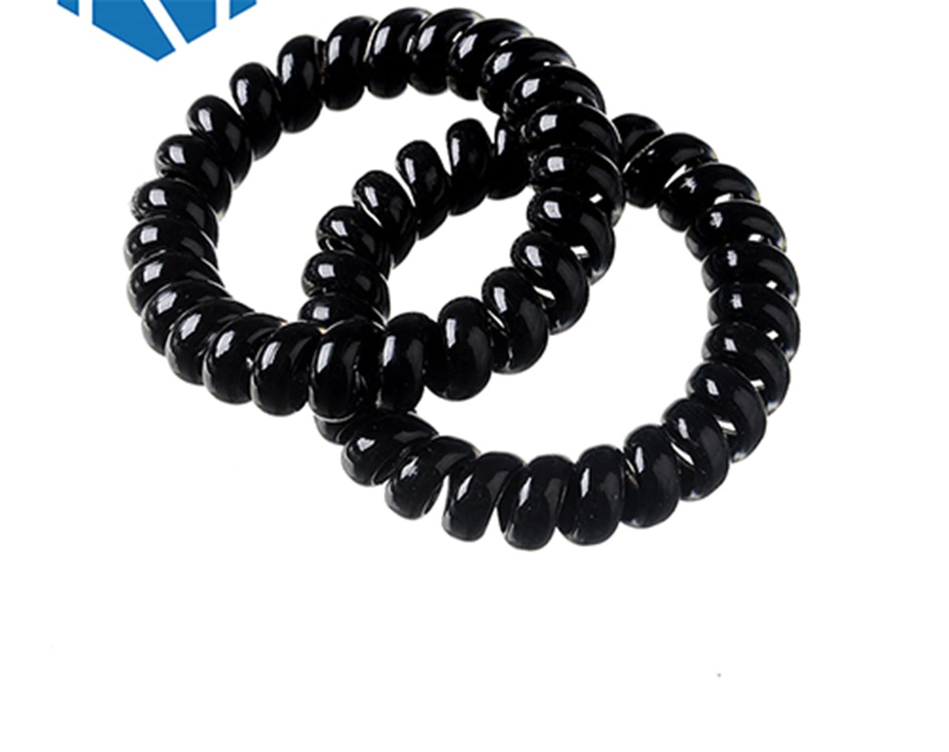 Kaured Nice Female Elastic Hair Band Telephone Wire Line Cord Ponytail Holders Hair Accessories Women Scrunchyrl Hair Ring color 4