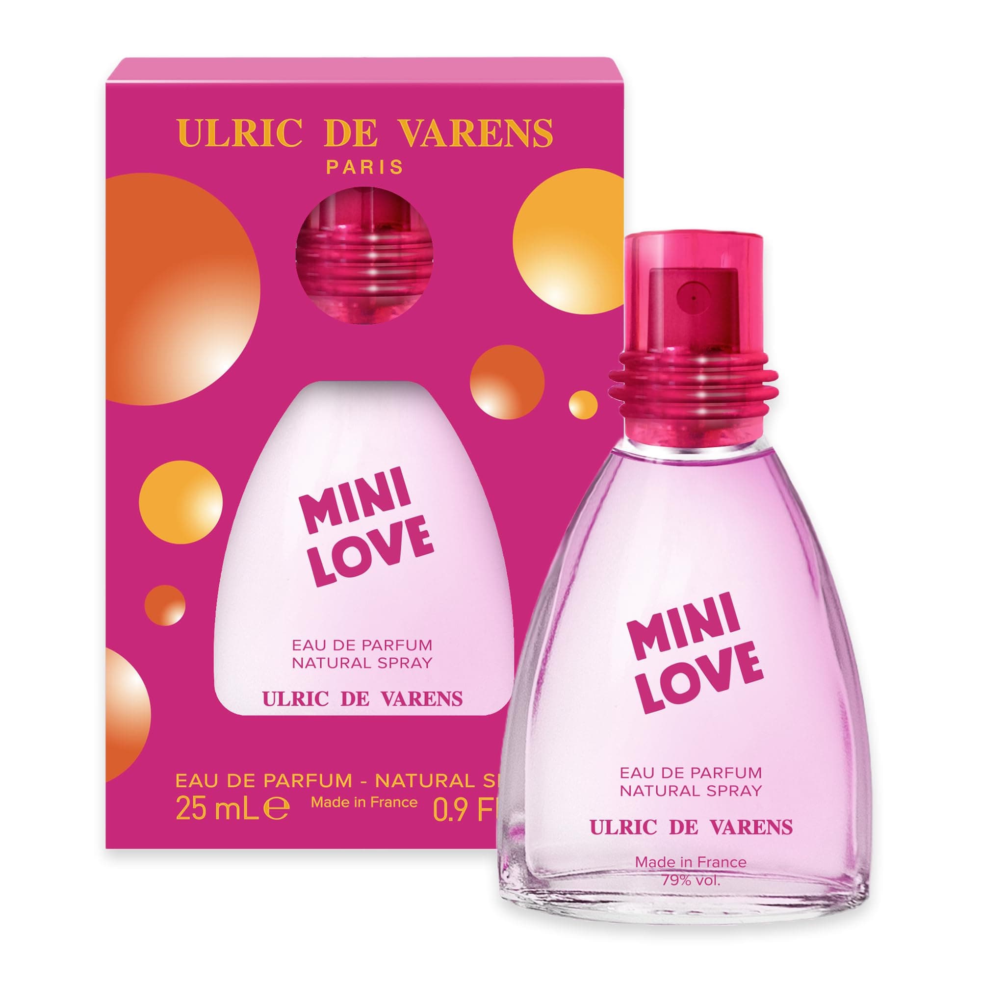 Mini Love Eau de Parfum - Floral and Fruity - Women's Perfume - Spray - Made in France - 25 ml