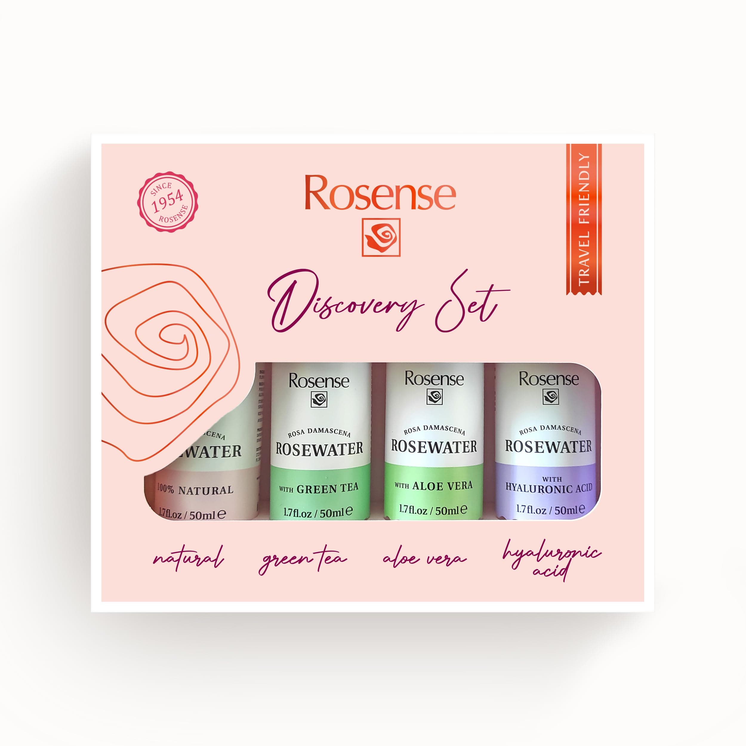 - Rosense Rose Water Discovery Set- Rose Water Selection 1.7oz | 4 Pack