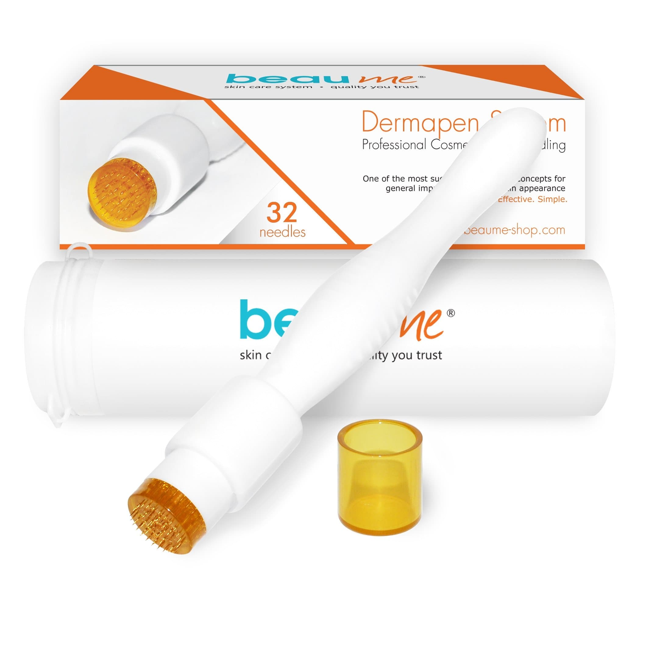 BEAUME® Dermapen with 32 round needles made of medical stainless steel, the original, needle length:2.50mm