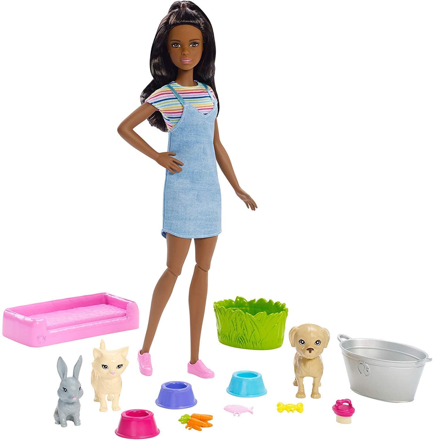 Barbie Plan ‘N' Wash Pets Doll and Playset
