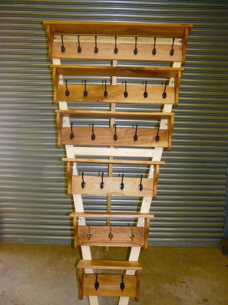 Oak coat racks