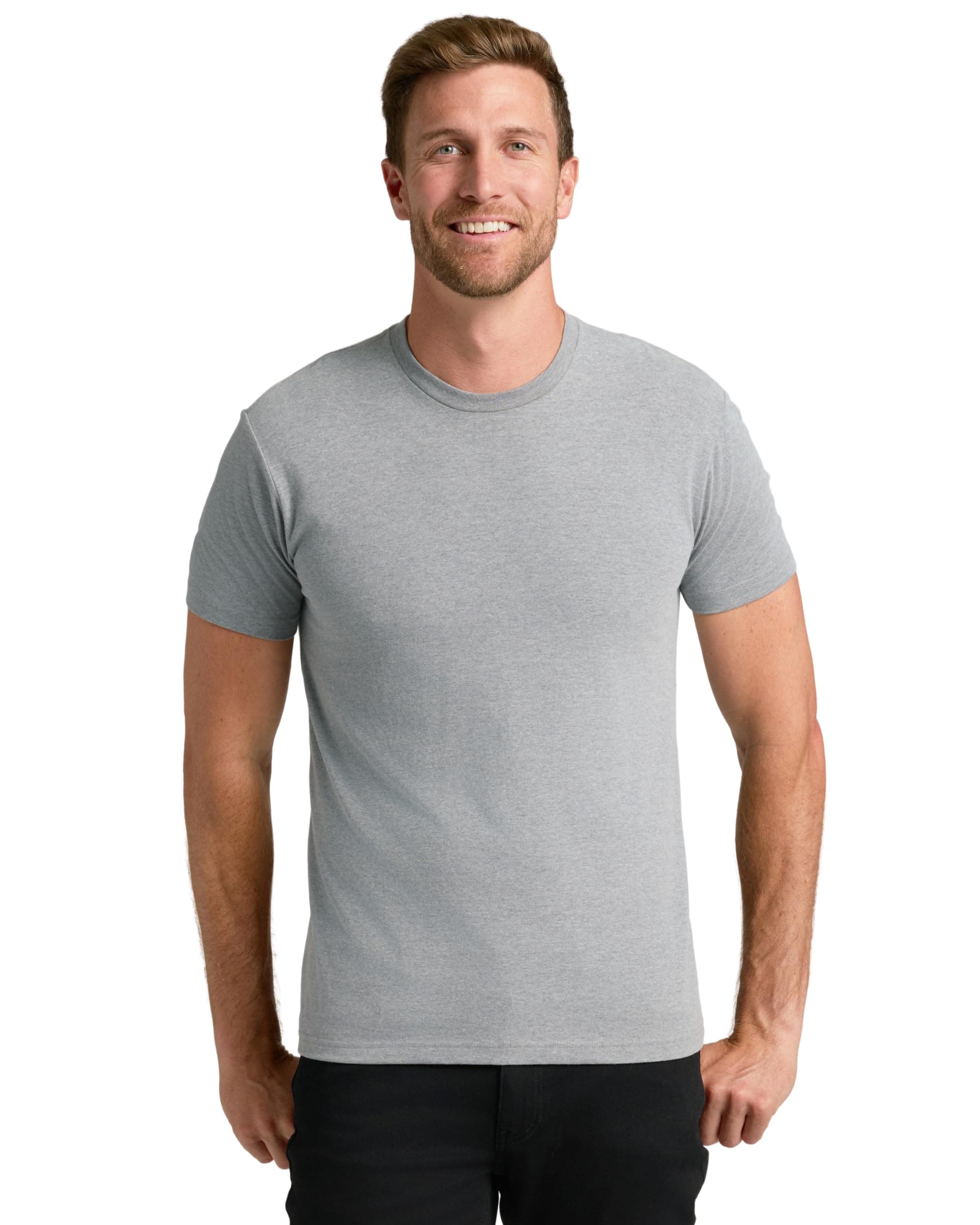 True Classic mens Short Sleeve Classic Crew T-Shirt (pack of 6)